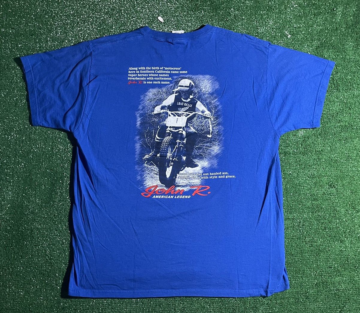 Vintage Signed John R. American Legend T-shirt Size US XL / EU 56 / 4 - 4 Thumbnail