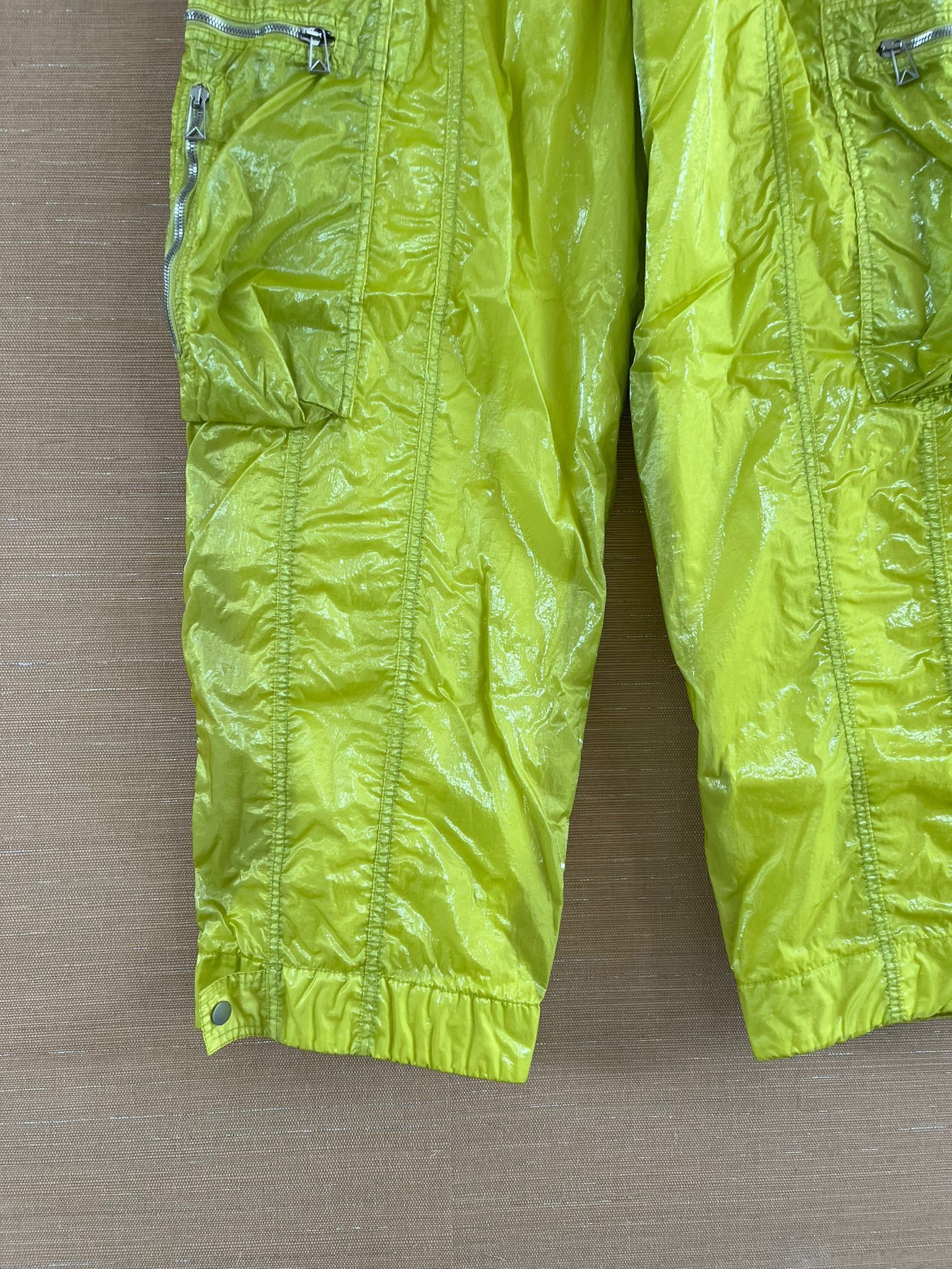 Bottega Veneta Multi Zip Cargo Pants in Acid Yellow Size US 30 / EU 46 - 3 Thumbnail