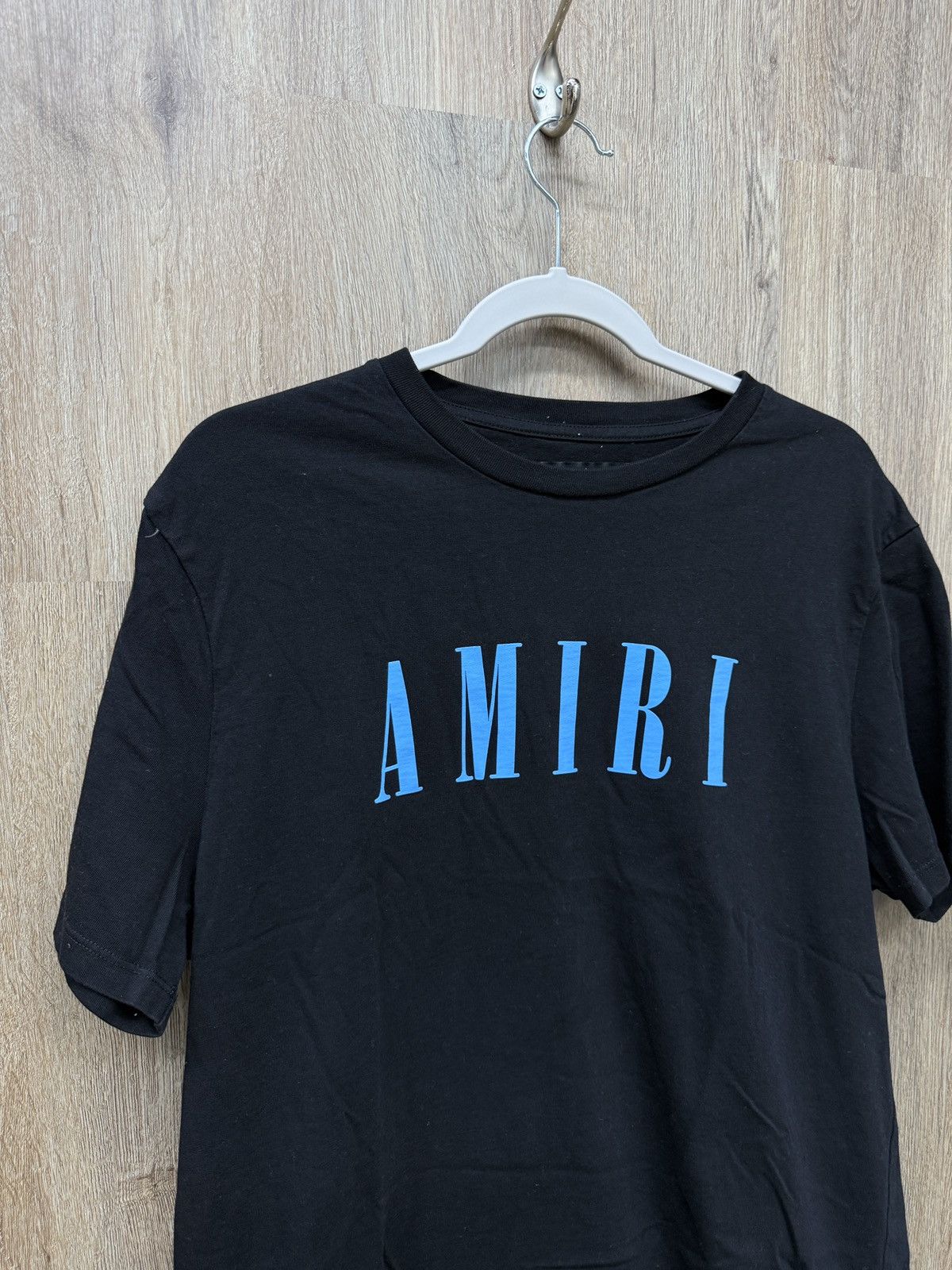 Amiri Amiri Blue Logo Short Sleeve Size US M / EU 48-50 / 2 - 2 Thumbnail