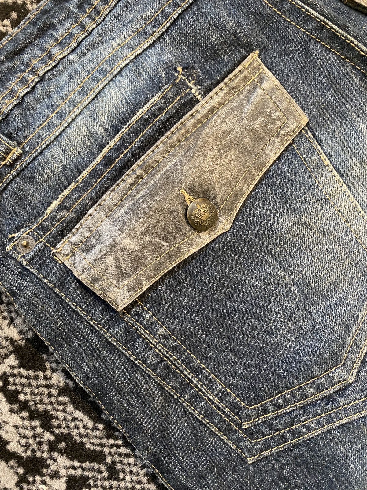 Japanese Brand Fuga Denim Zip Vintage Denim Jeans Size US 34 / EU 50 - 10 Thumbnail
