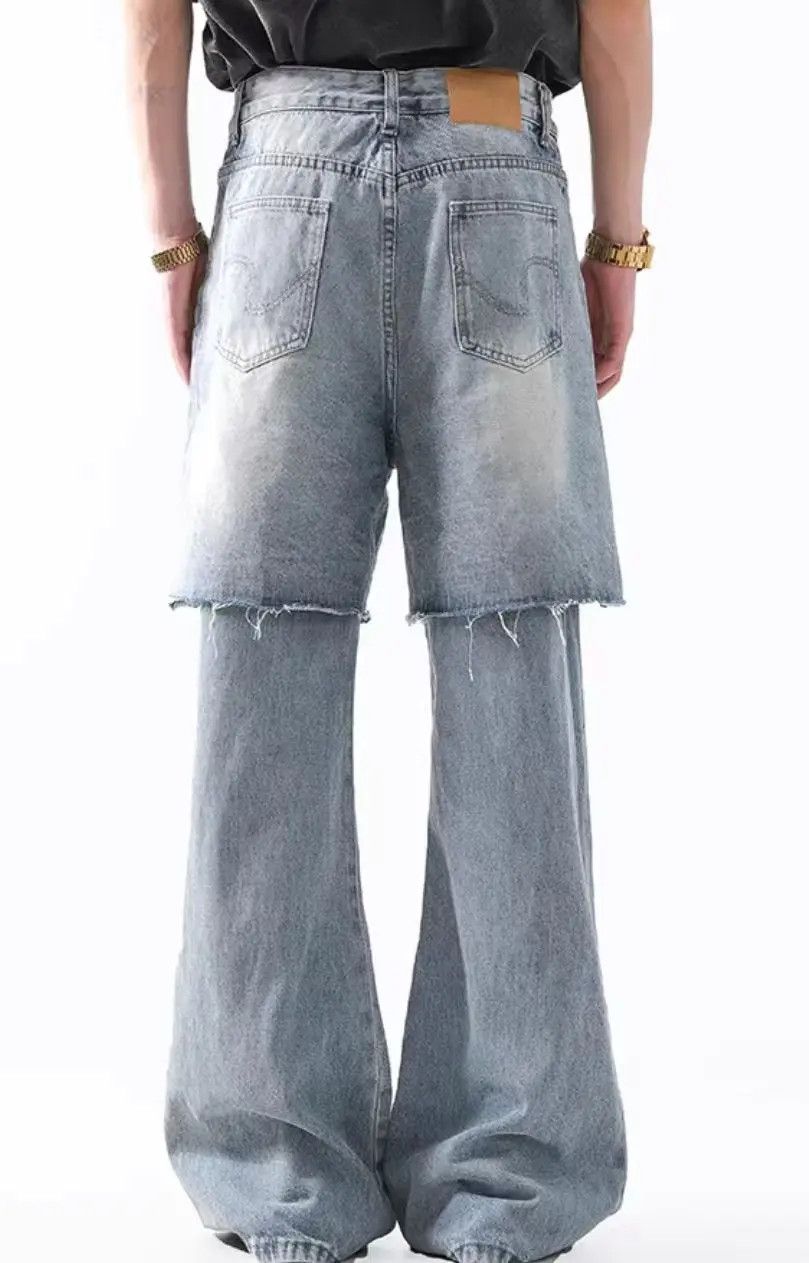 Designer × Japanese Brand Vintage Hip Hop Punk Loose Casual Pants Size US 33 - 4 Thumbnail