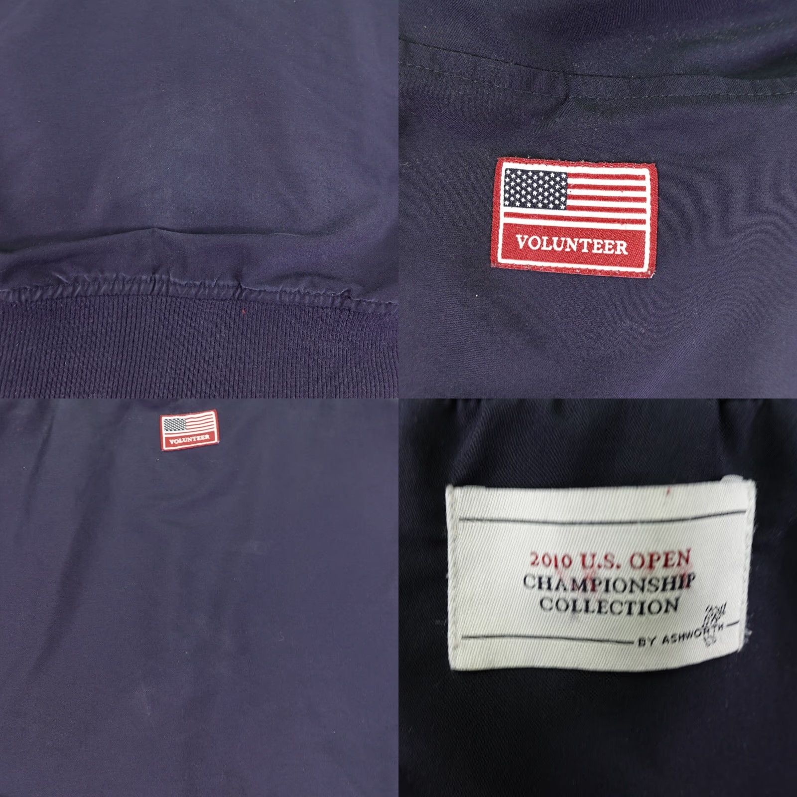 Vintage Ashworth Jacket Men Large Blue Pebble Beach US Open 2010 Golf Windbreaker Coat Size US L / EU 52-54 / 3 - 8 Thumbnail