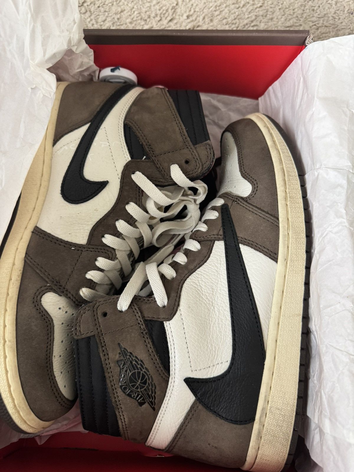 Jordan Brand Travis Scott Jordan 1 high Size US 10 / EU 43 - 6 Thumbnail