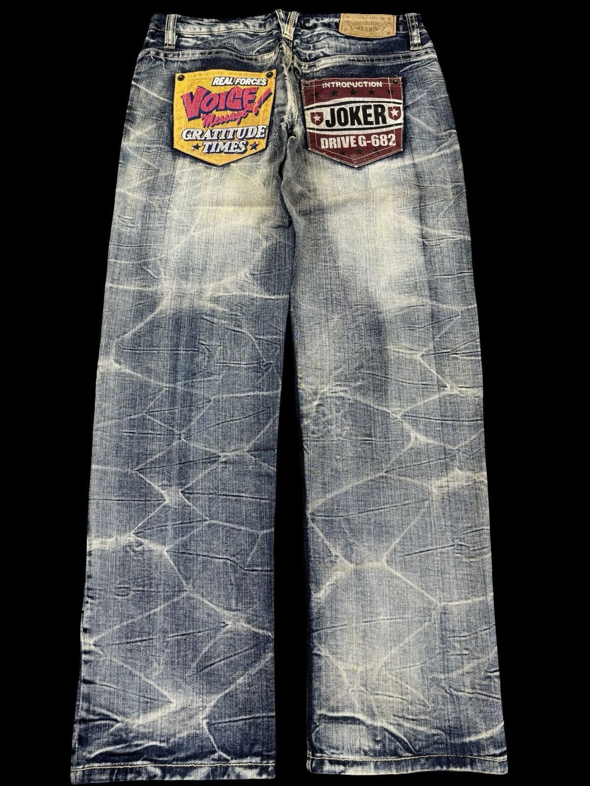 Seditionaries Very Rare Balism Crazy Wash Distressed Denim F696 Size US 32 / EU 48 - 2 Thumbnail