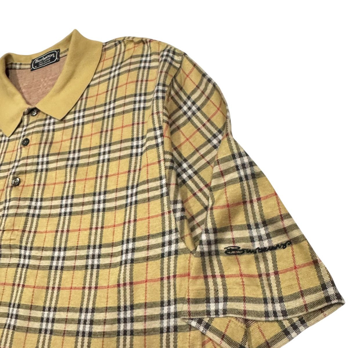 Burberry Vtg🔥Burberrys Novacheck Polo Shirt Made In Usa Size US M / EU 48-50 / 2 - 9 Thumbnail