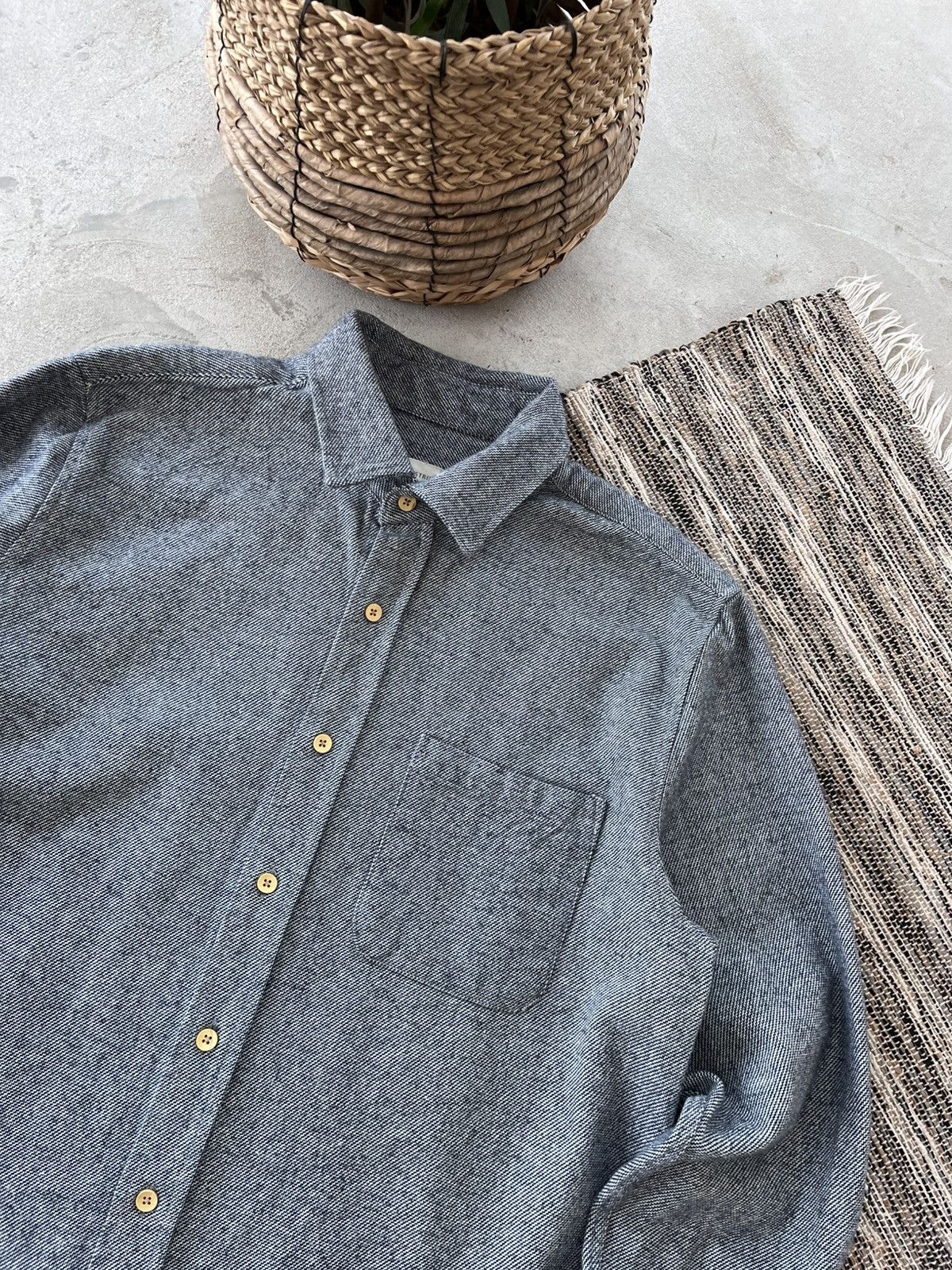 Carhartt Vintage Jam Industries Grey Denim Shirt Overshirt Avantgarde Size US XL / EU 56 / 4 - 4 Thumbnail
