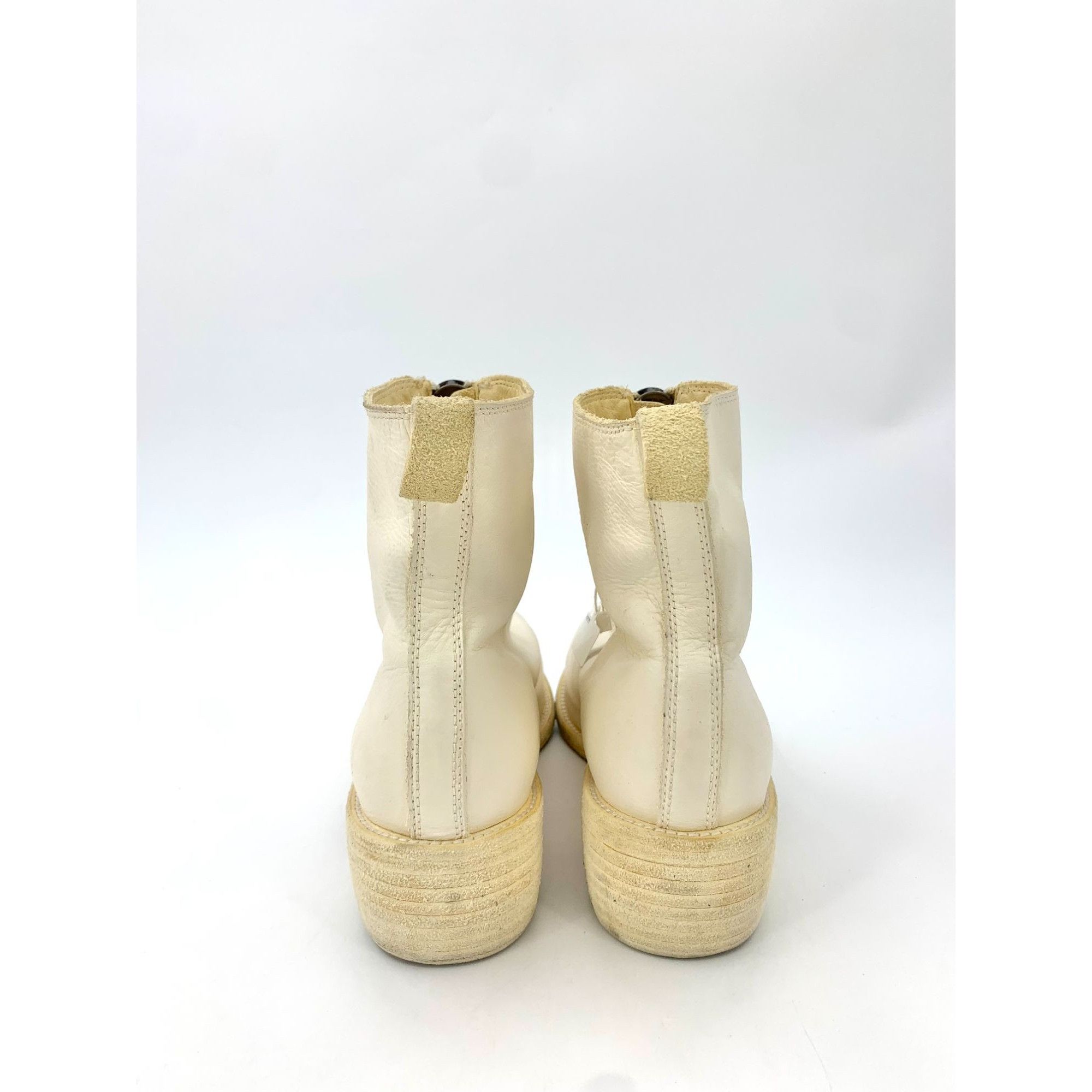 Guidi Guidi C-Class H9777 Apricot Zippered Leather Martin Boots Si Size US 9 / IT 39 - 7 Thumbnail