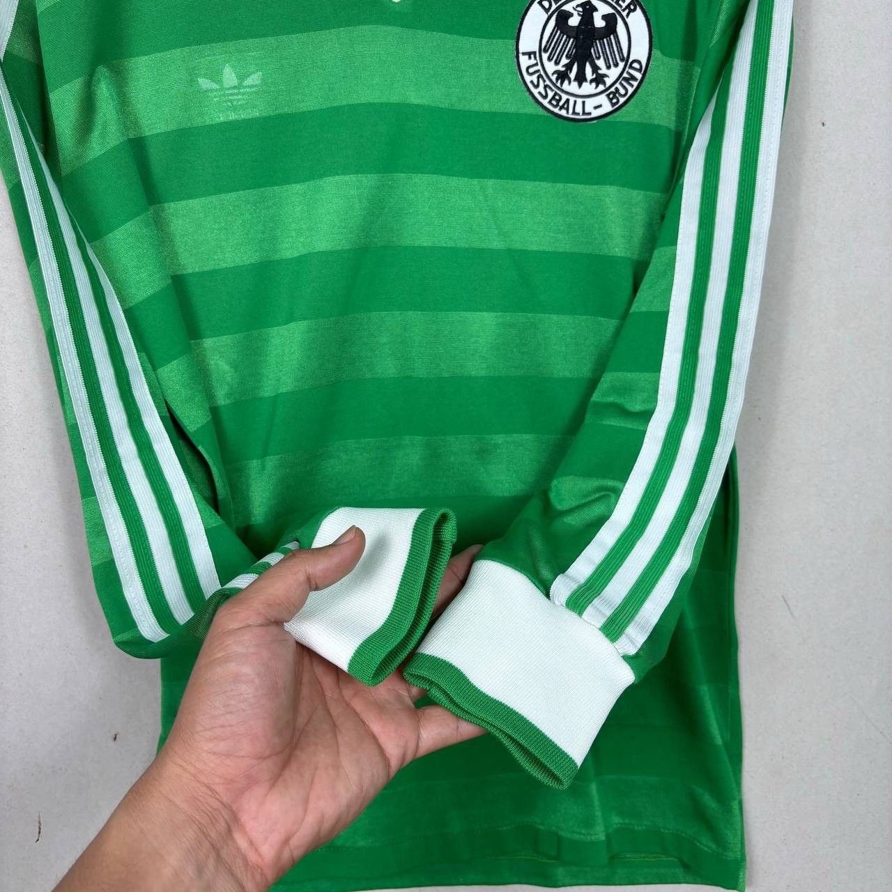 Adidas Vtg 1984-86 Adidas West Germany Away Jersey #7 Littbarski Size US M / EU 48-50 / 2 - 6 Thumbnail