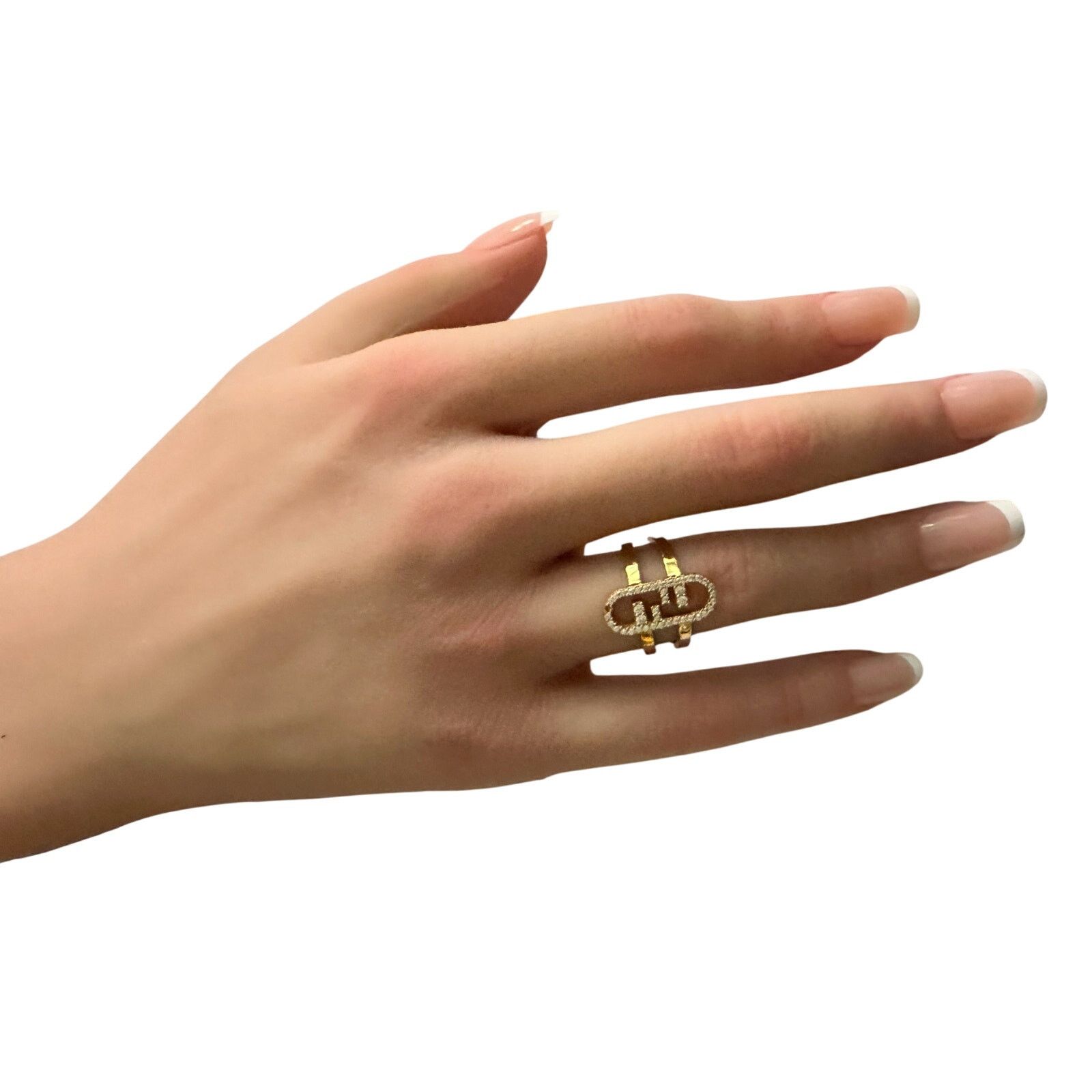Fendi FENDI O'Lock Ring in magnetic close box - Size 6 Size ONE SIZE - 11 Thumbnail