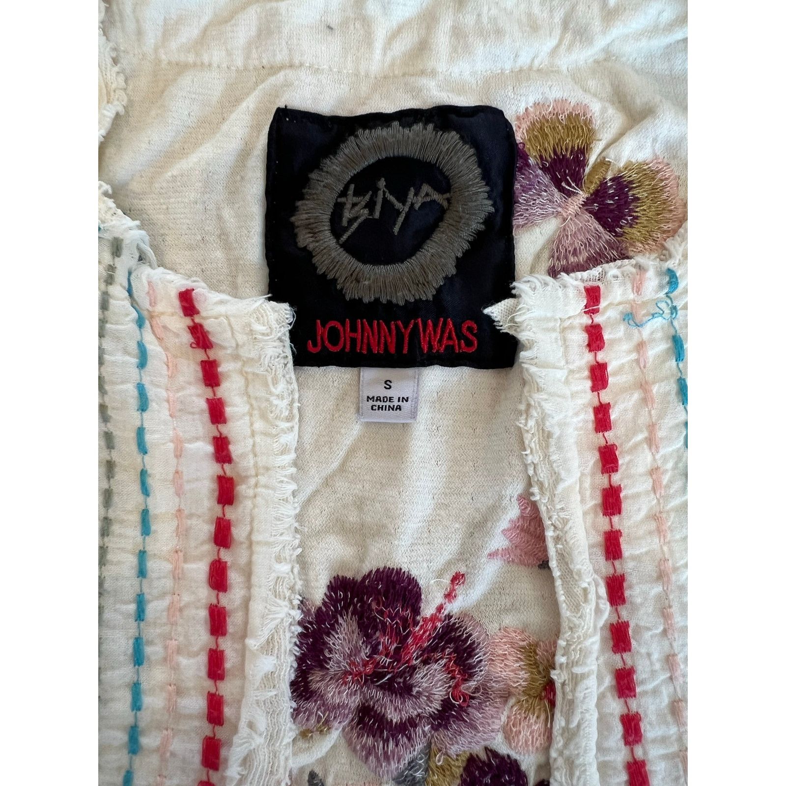 Johnny Was Johnny Was Yatiz Cardigan in Ivory (Sz S) Size S / US 4 / IT 40 - 6 Thumbnail