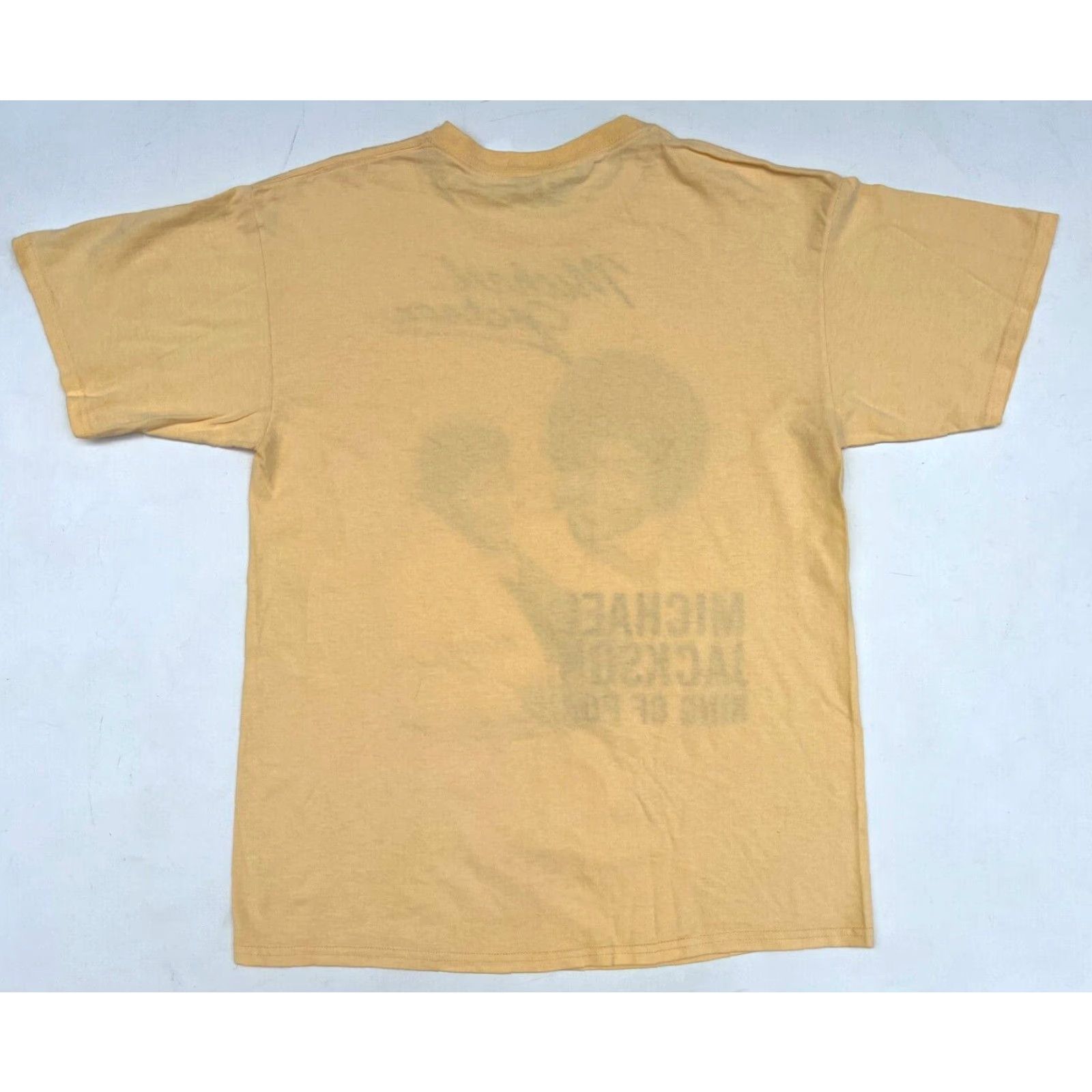 Gildan VINTAGE Michael Jackson Memorial 1958-2009 T-Shirt Sz L Mens Shirt Cotton Peach 2000s Music Gildan Ultra Cotton T-Shirt Size US L / EU 52-54 / 3 - 2 Thumbnail
