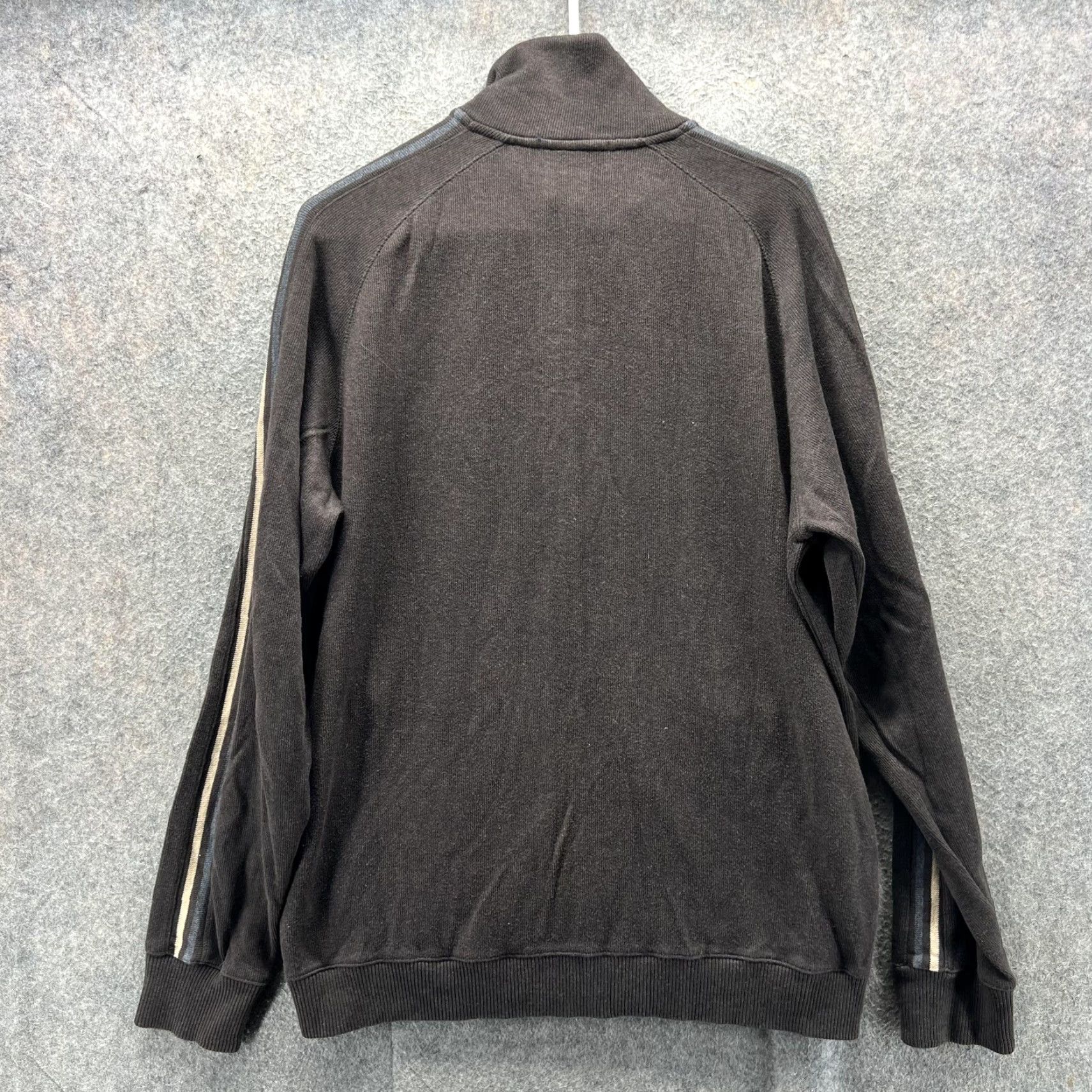 Banana Republic VINTAGE? No. Banana Republic Jacket Mens Large Brown Full Zip Track Mock Neck Cotton Striped - not allowed to add N/A. Size US L / EU 52-54 / 3 - 2 Thumbnail