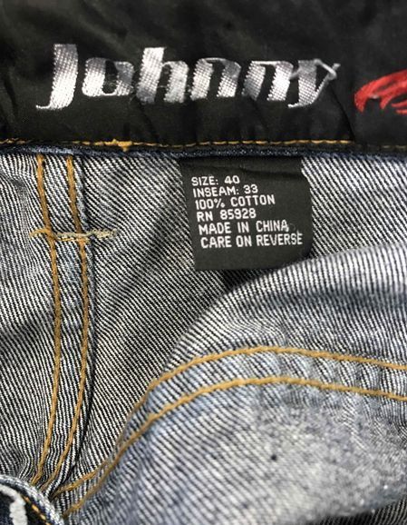 Wu-Tang Clan Johnny Blaze jeans, vintage Wu Wear baggy pants, Wu Tang 40 Size US 40 / EU 56 - 4 Thumbnail