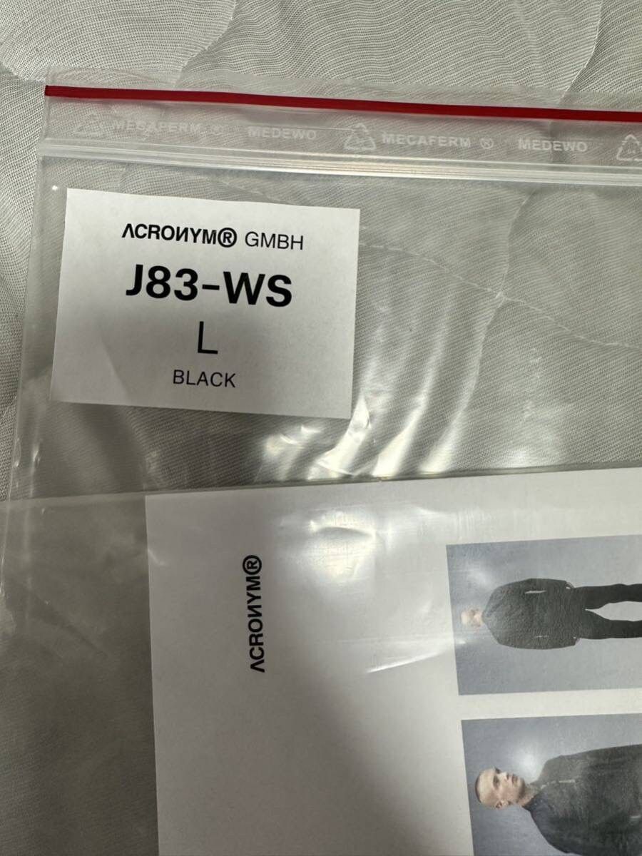 Acronym Acronym J83-WS Black L Large | Grailed