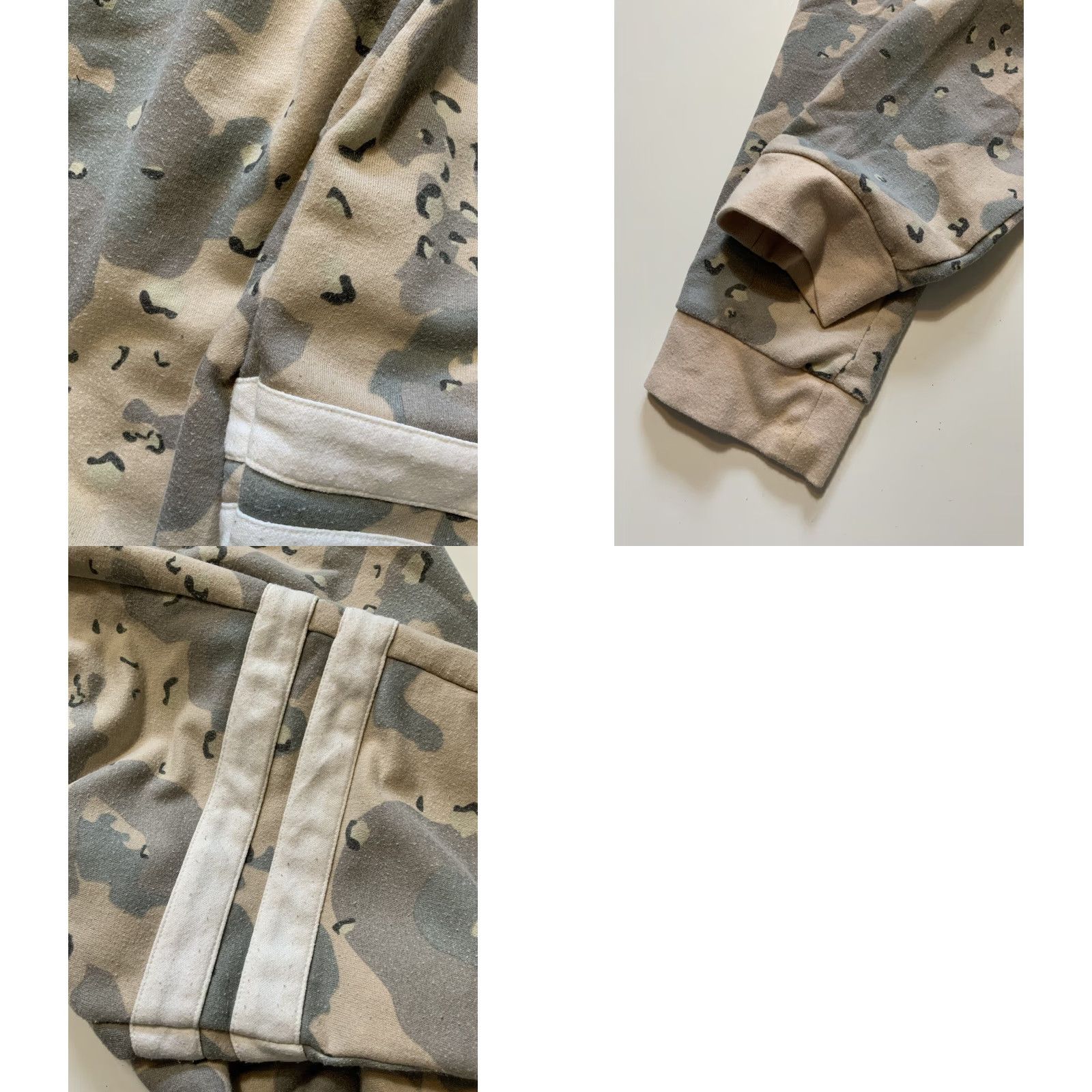 CHOCOOLATE Fly Society Chocolate Chip Camo Striped Drawstring Jogger Sweatpants Sz. M Size US 31 - 8 Thumbnail
