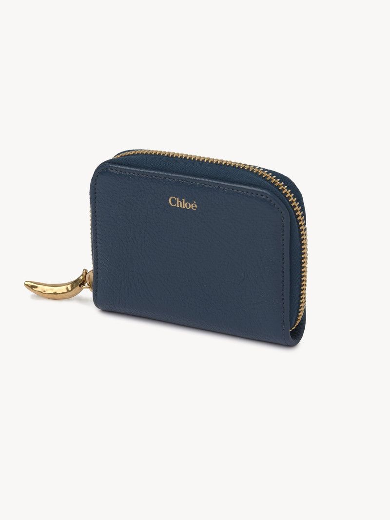 Chloe o1loc1c10226 Size: OS / Banana Zipped Coin Purse in Blue Size ONE SIZE - 2 Thumbnail