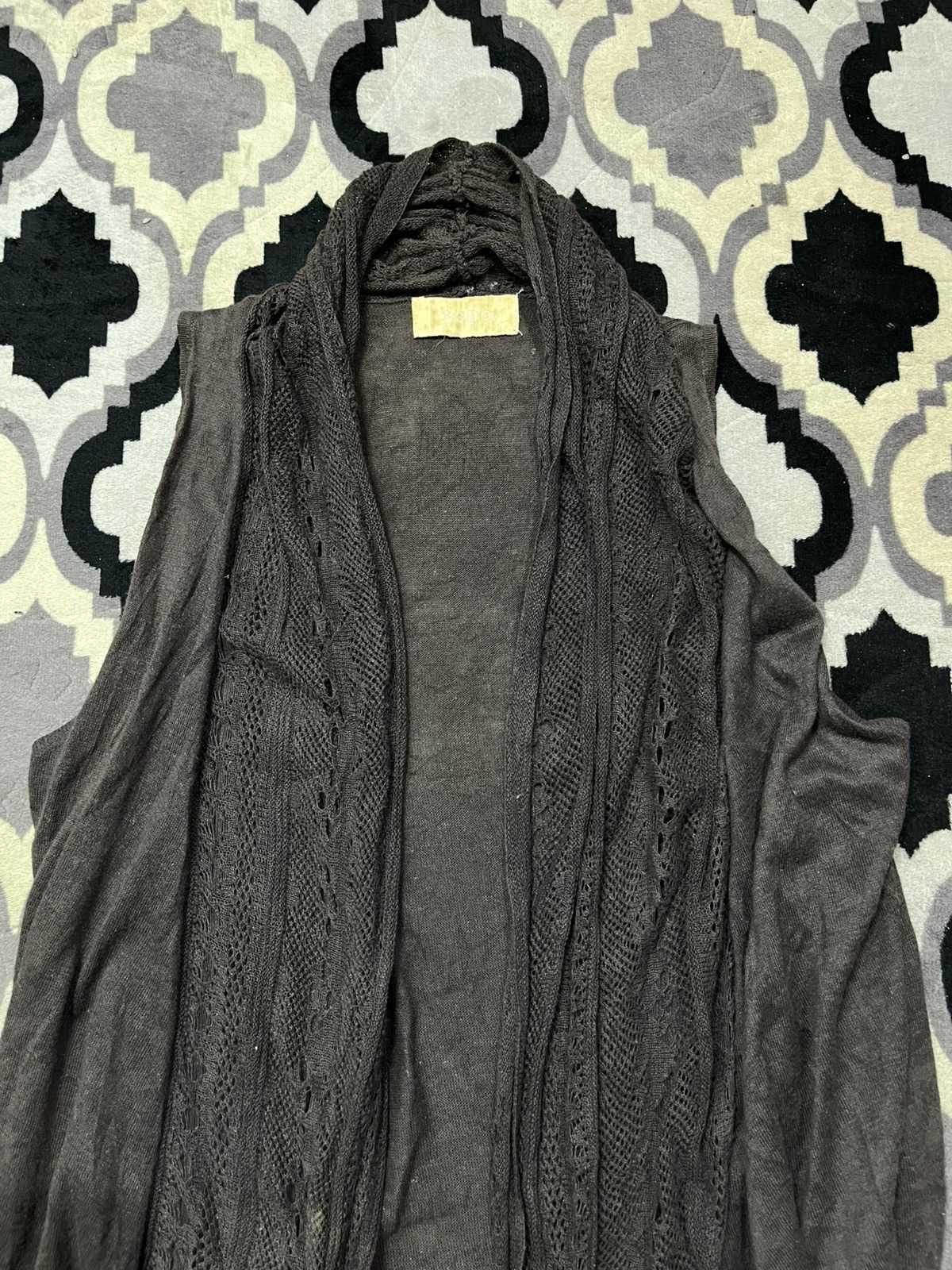 Yasuyuki Ishii Crazy cepo distressed fuga style vest knit Size US M / EU 48-50 / 2 - 3 Thumbnail