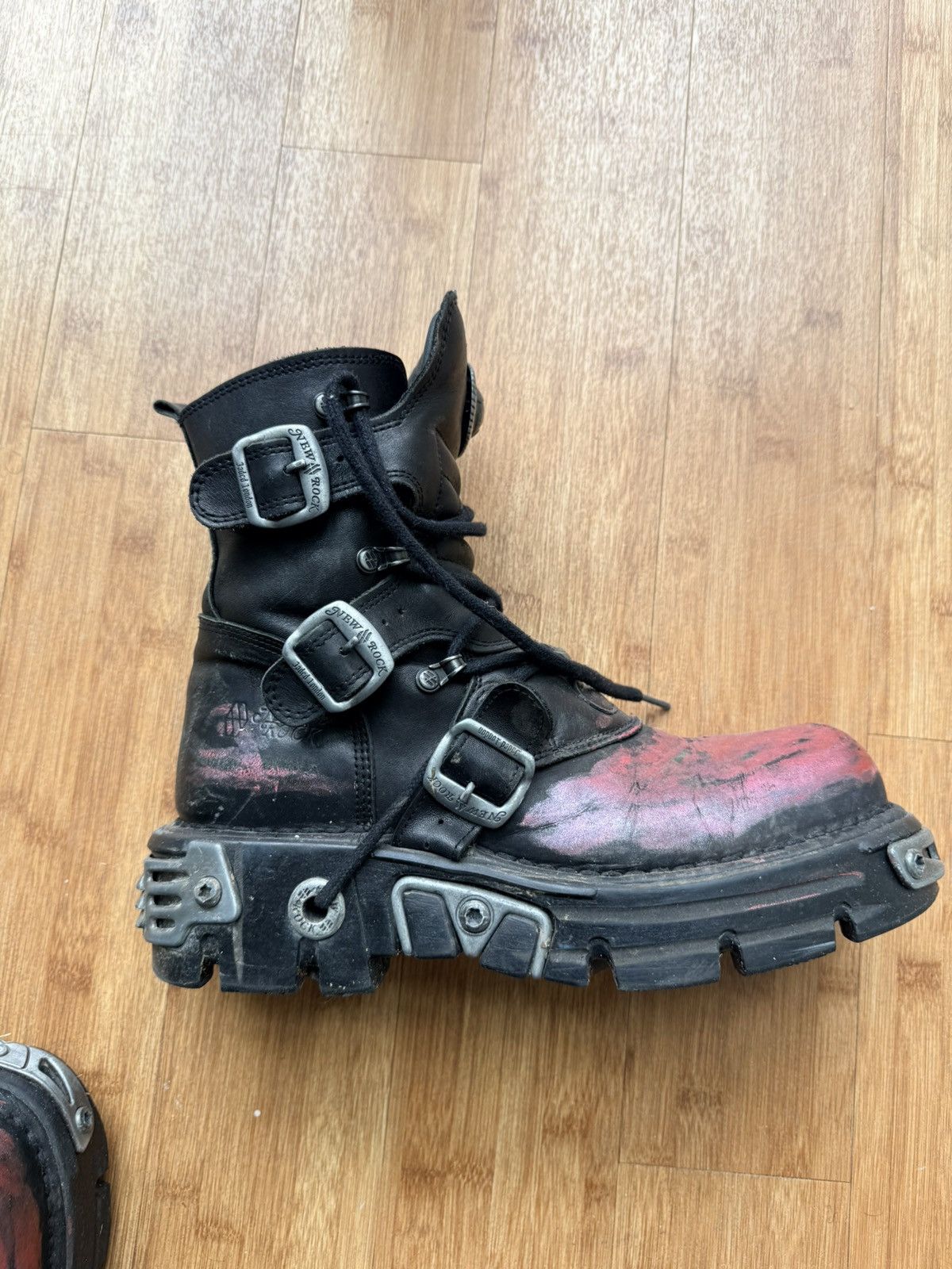 New Rock New Rock x Jaded London Scar Reactor Boots | Grailed