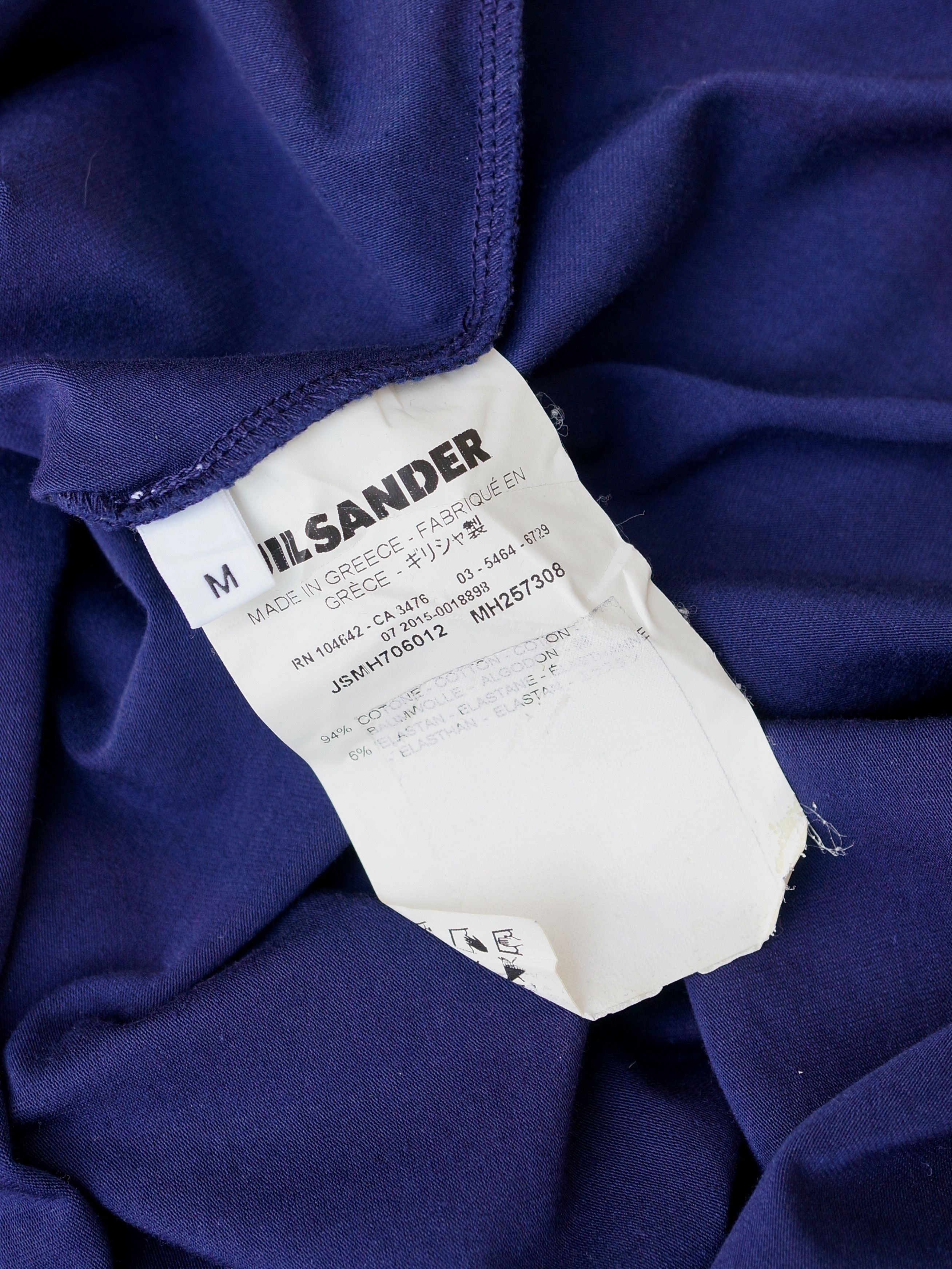 Jil Sander Jil Sander Short-Sleeve Plain Tshirt Size US M / EU 48-50 / 2 - 5 Thumbnail