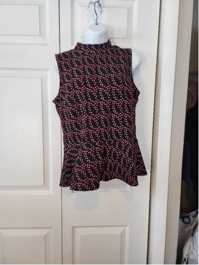 Banana Republic Banana Republic Black Sleevless Blouse Size L / US 10 / IT 46 - 1 Thumbnail