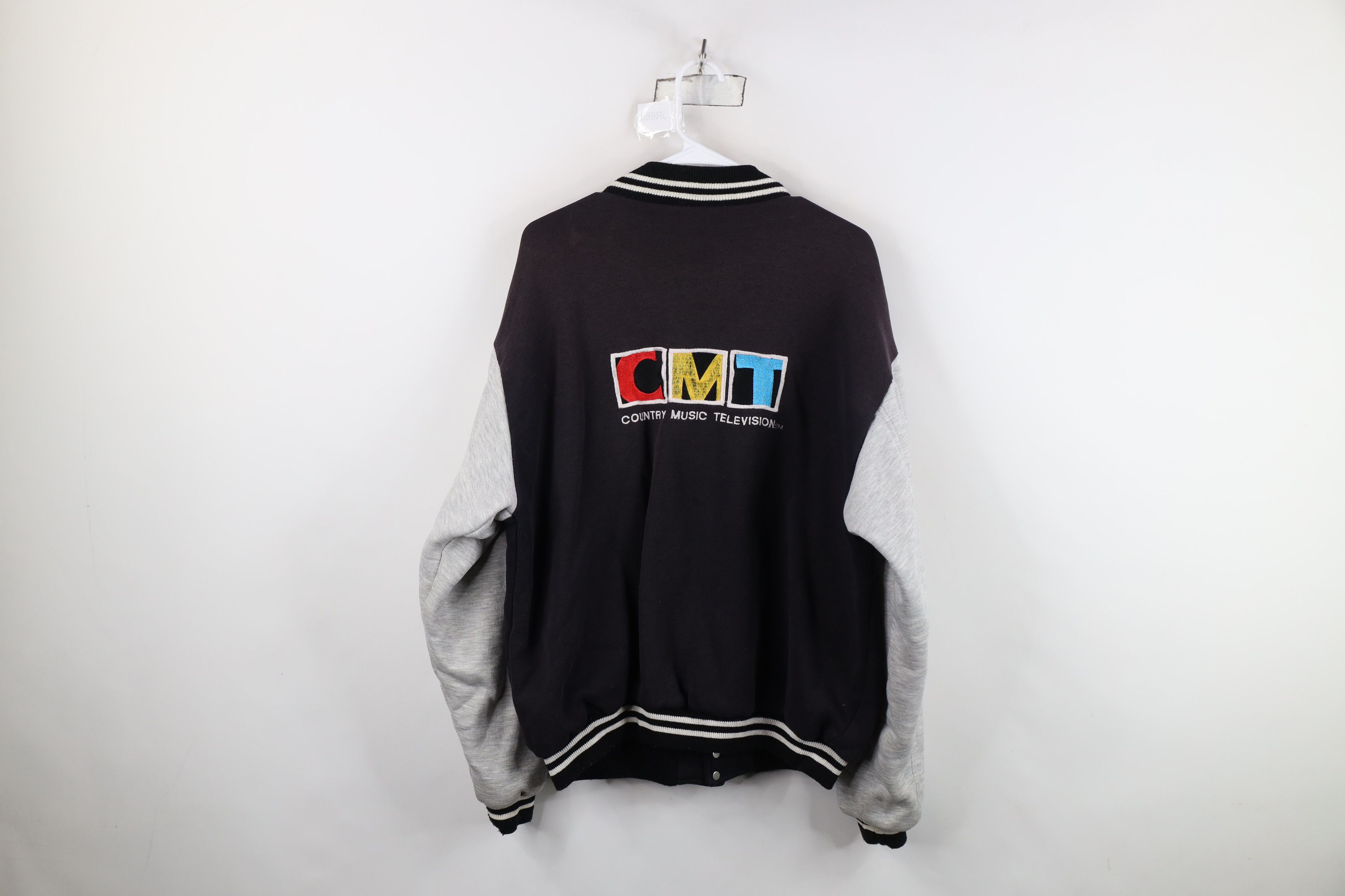 Vintage Vintage 90s CMT Country Music Television Bomber Jacket USA Size US XL / EU 56 / 4 - 13 Thumbnail