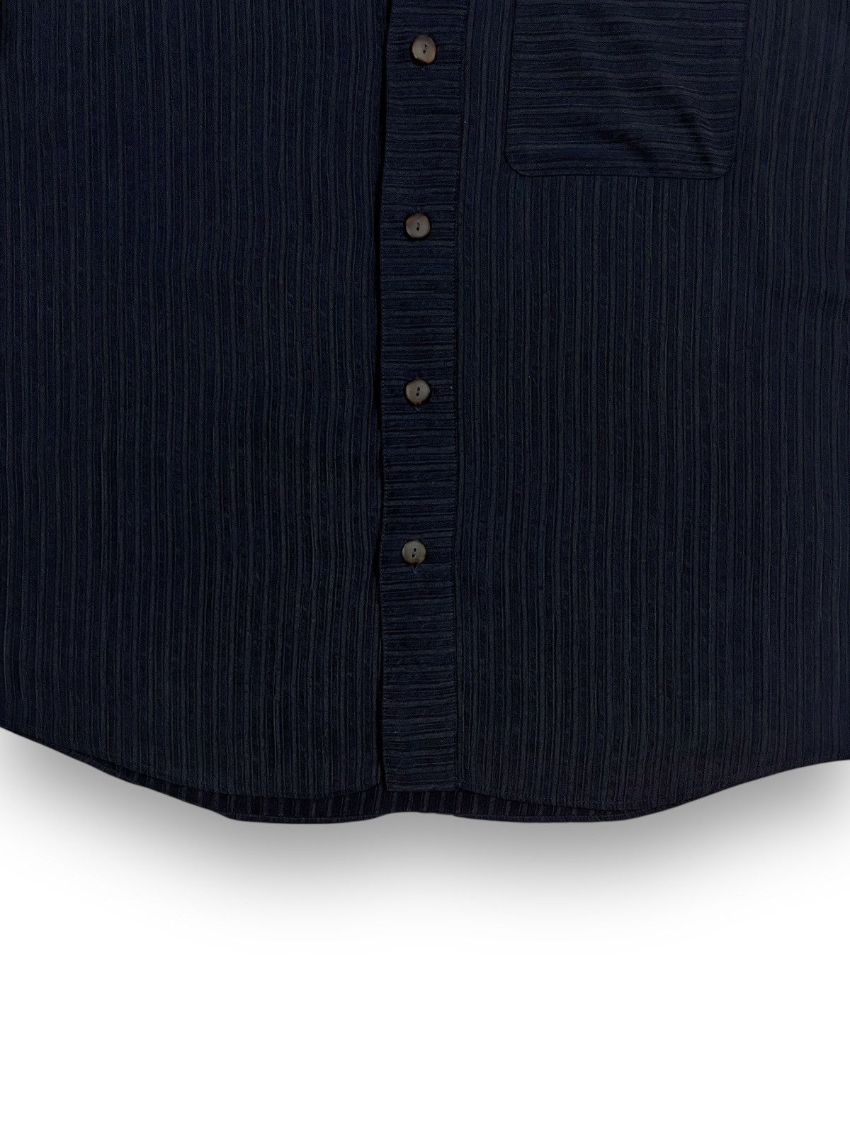 Valentino Valentino Plisse Texture Vintage Button Down Size US XL / EU 56 / 4 - 5 Thumbnail