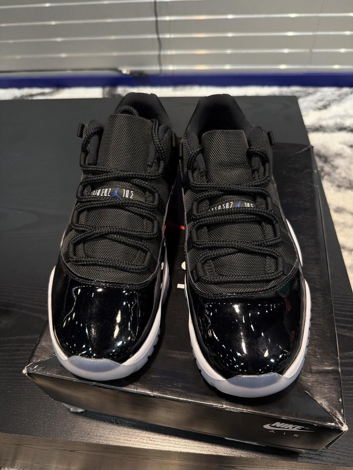 Jordan Brand Nike Air Jordan 11 Retro Low Space Jam Black Royal Size 10.5 Size US 10.5 / EU 43-44 - 10 Thumbnail
