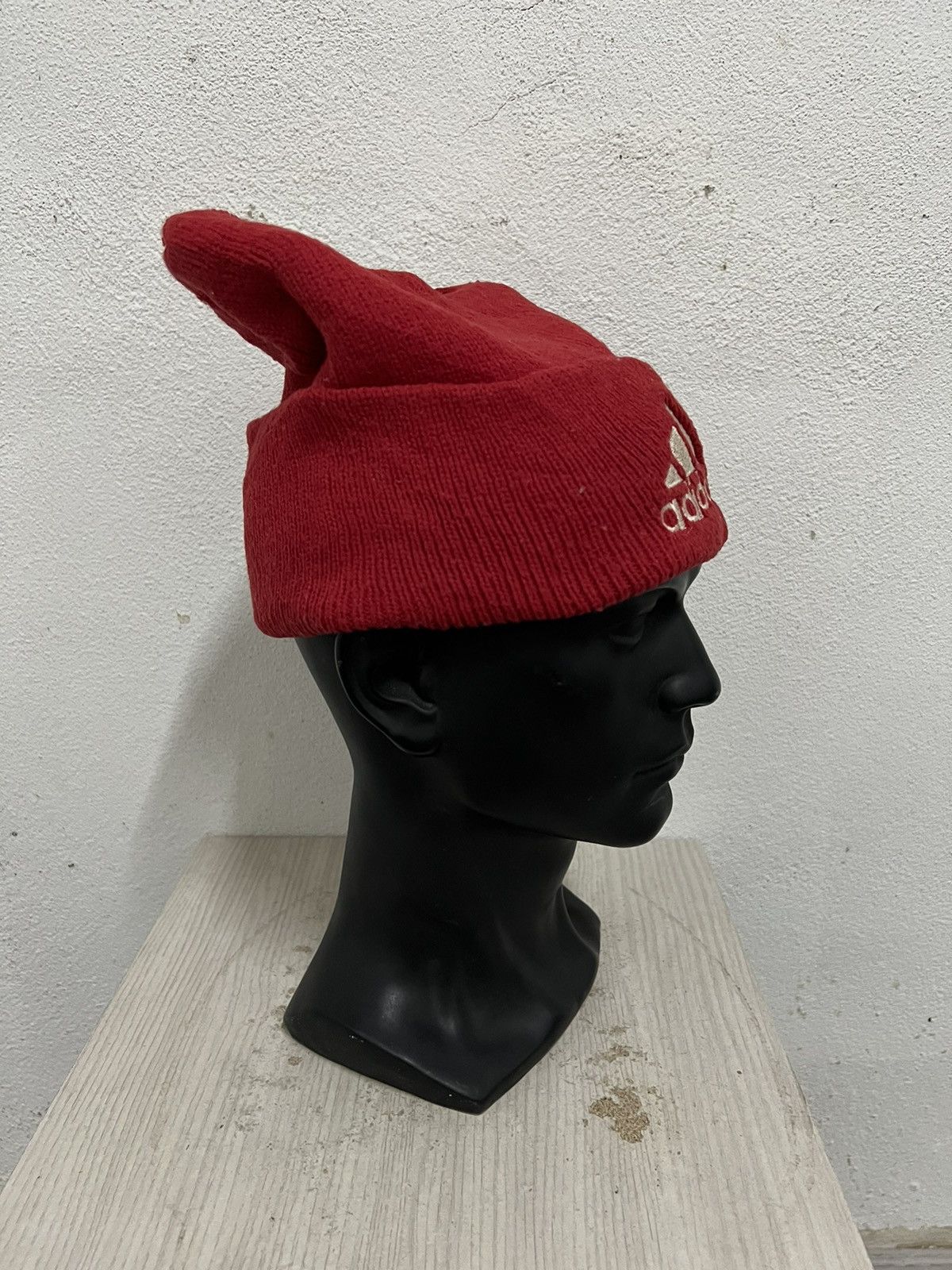 Hat Club Vintage Adidas Big Logo beanie Hat Size ONE SIZE - 4 Thumbnail