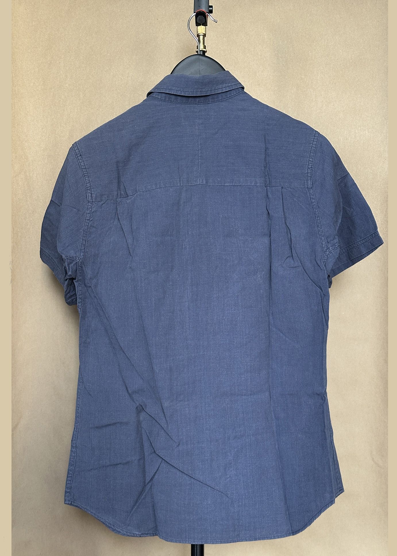 Wings + Horns Wings + Horns Short Sleeved Collared Shirt (Blue) Size US S / EU 44-46 / 1 - 2 Thumbnail