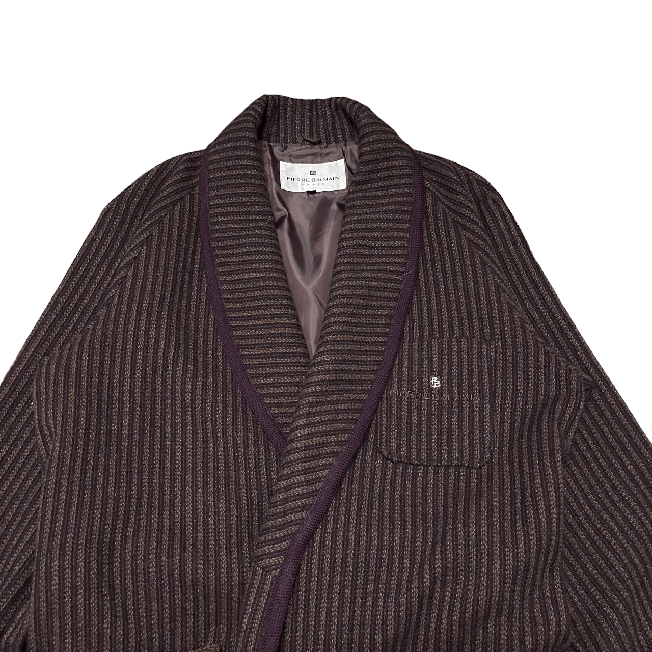 Balmain Vintage Pierre Balmain Paris Wool Bathrobe Size US L / EU 52-54 / 3 - 2 Thumbnail