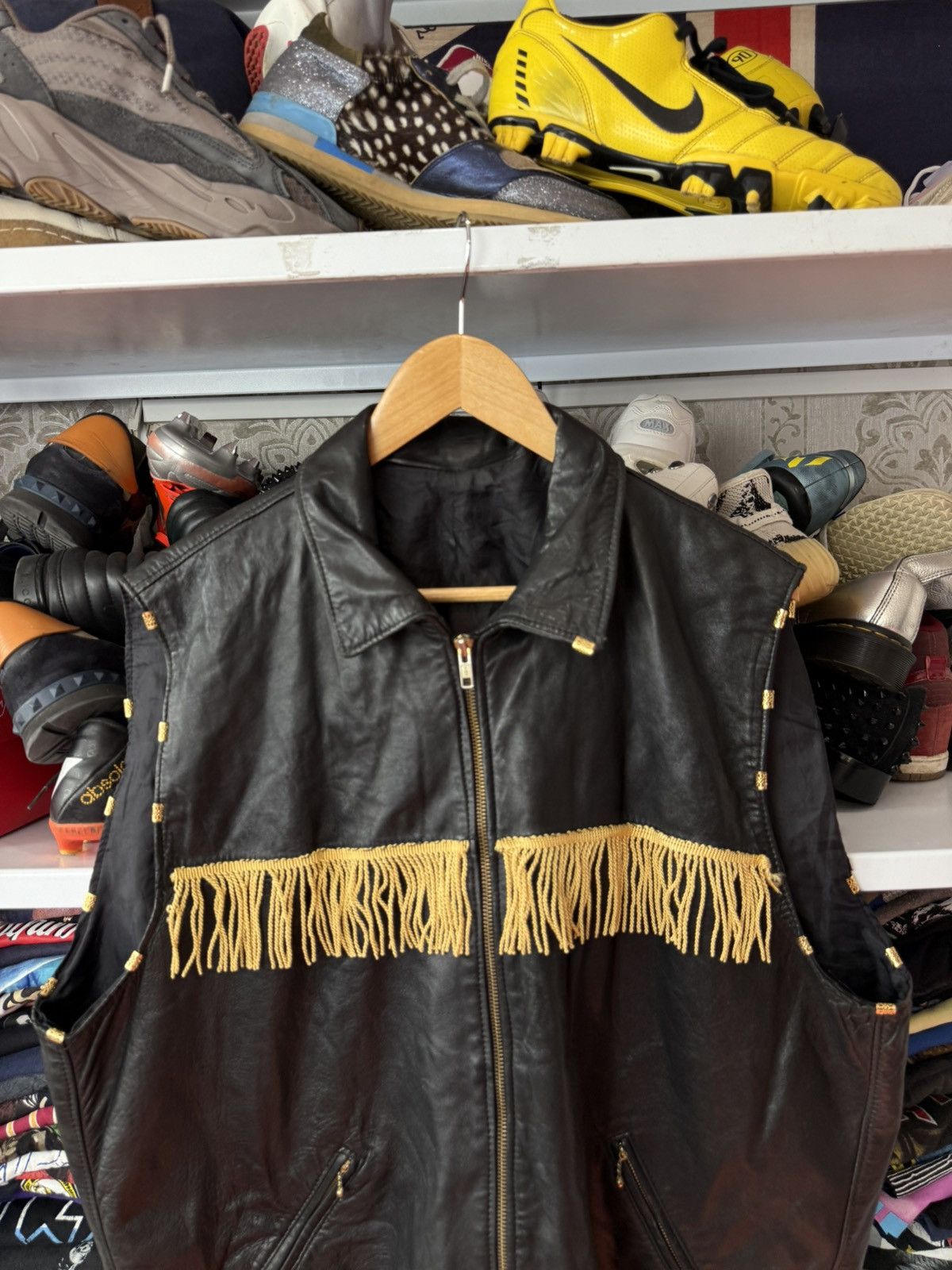 Reel Legends Vintage Vest Real Leather Elvis Y2K Size US L / EU 52-54 / 3 - 2 Thumbnail