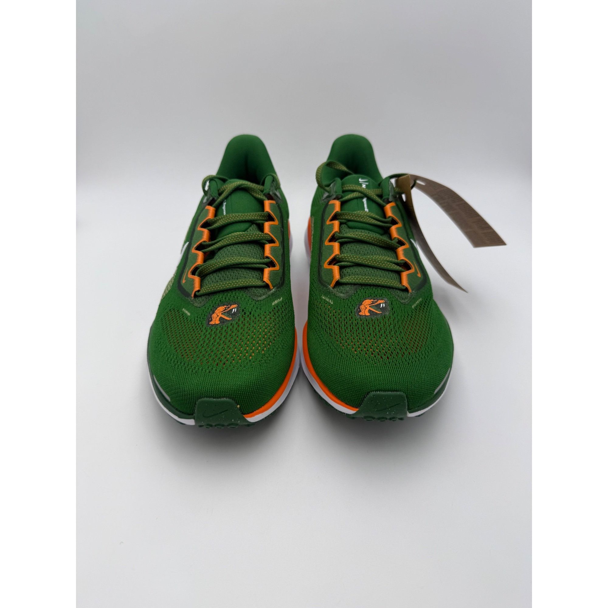 Nike Size 8 - Nike Air Zoom Pegasus 41 “FAMU” Green Orange Runnin Size US 8 / EU 41 - 2 Thumbnail
