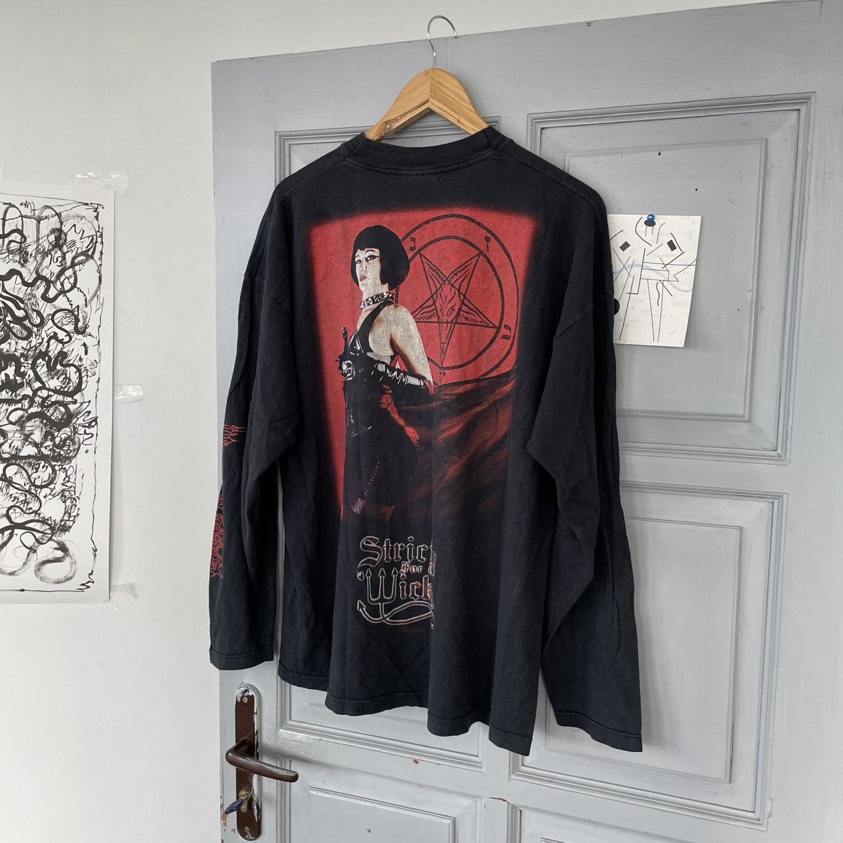 Band Tees Vintage 1999 Cradle Of Filth Vamperotica Longsleeve shirt Size US XL / EU 56 / 4 - 4 Thumbnail