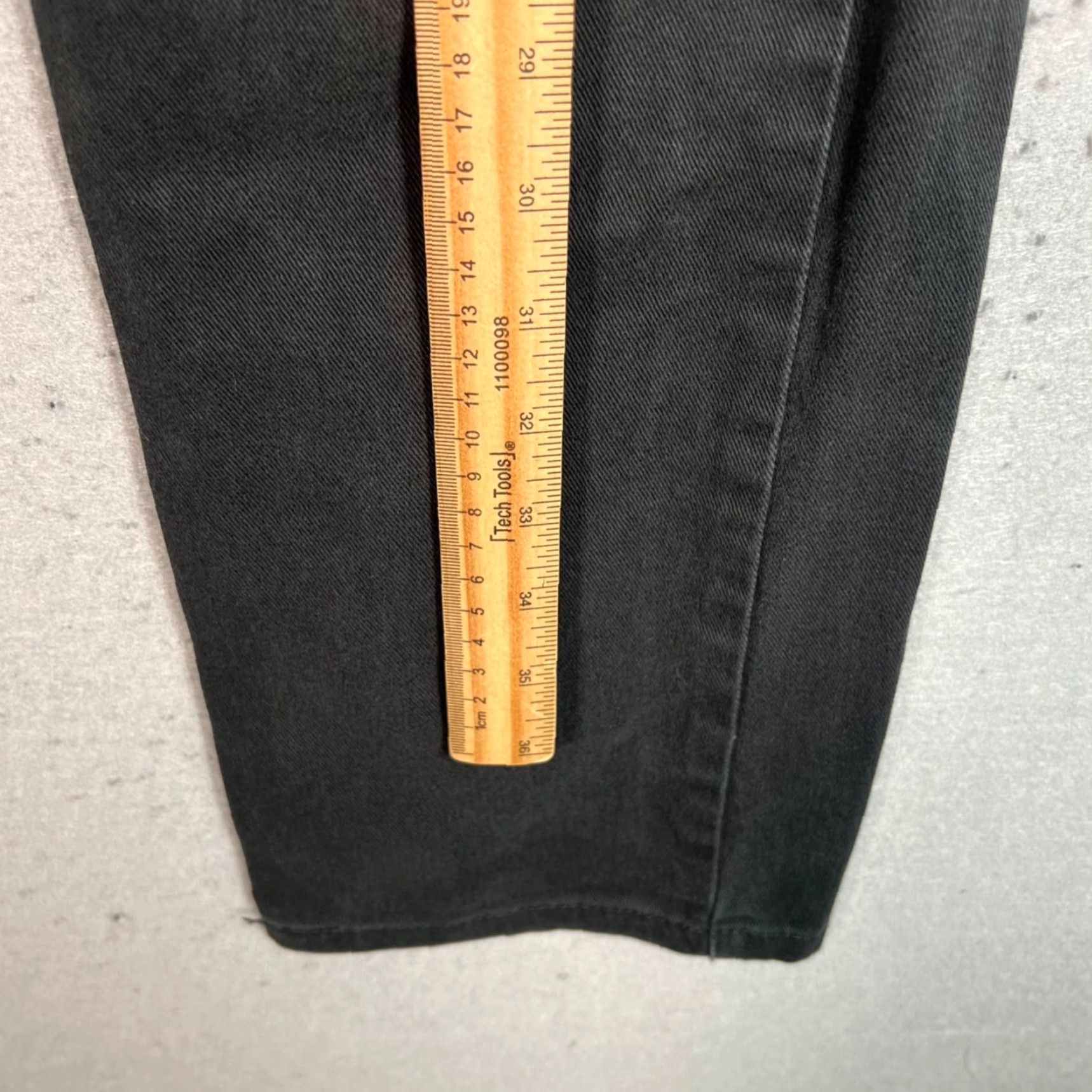 Levi's Levis 513 Mens Size 31 x 32 Slim Straight Black Jeans Cotton Blend Denim Size US 31 - 7 Thumbnail