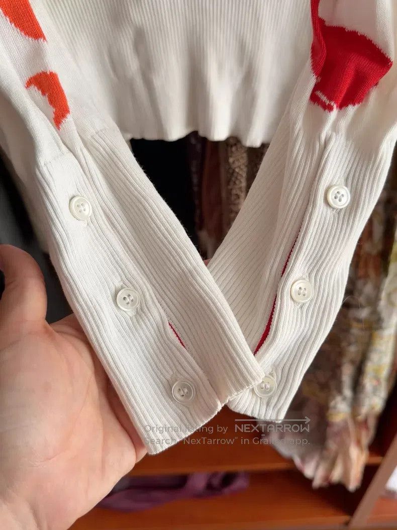 Thom Browne Thom Browne White Whale Knit Sweater Size US S / EU 44-46 / 1 - 7 Thumbnail