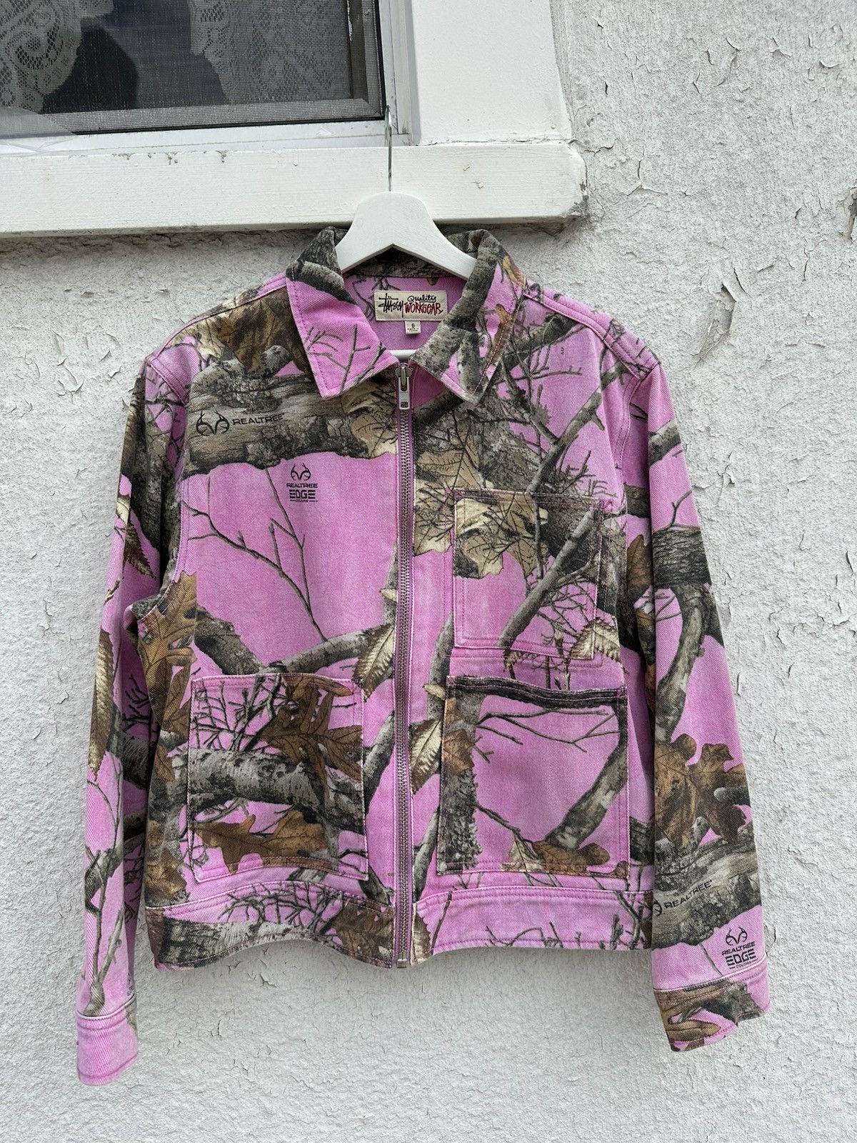 Stussy Stussy Pink Realtree Work Jacket Size US S / EU 44-46 / 1 - 1 Thumbnail