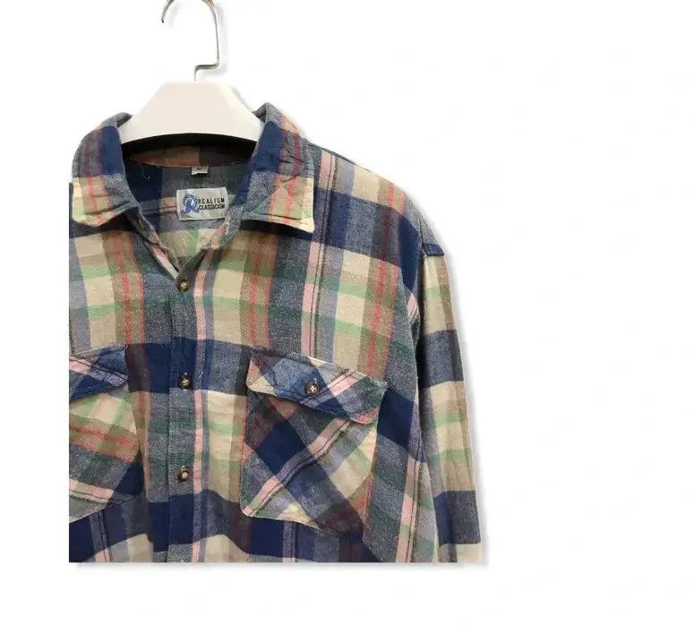 Flannel × Vintage Vintage Realism Classicism Plaid Tartan Flannel Shirt 👕 Size US L / EU 52-54 / 3 - 2 Thumbnail