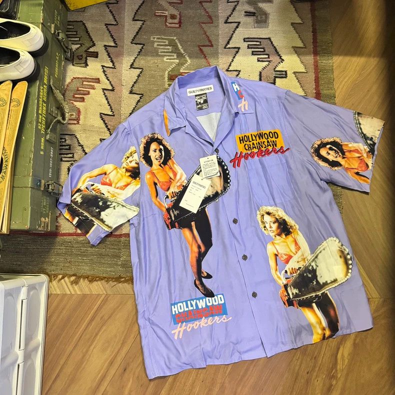 Wacko Maria Wacko maria 23SA HOLLYWOOD CHAINSAW Female Chainsaw Hawaii Size US L / EU 52-54 / 3 - 1 Thumbnail