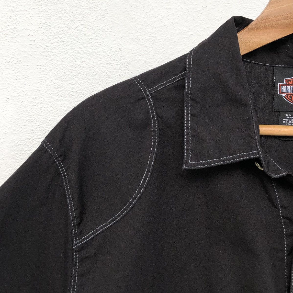 Harley Davidson Harley Davidson Embroidery Snack Logo Short Sleeve Shirt Size US M / EU 48-50 / 2 - 10 Thumbnail