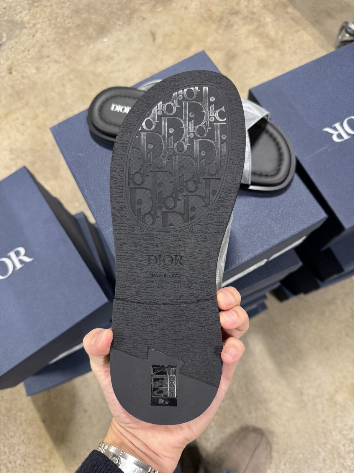 Dior Dior Diamond Leather Sandals NEW 1000$ Size US 8 / EU 41 - 4 Thumbnail