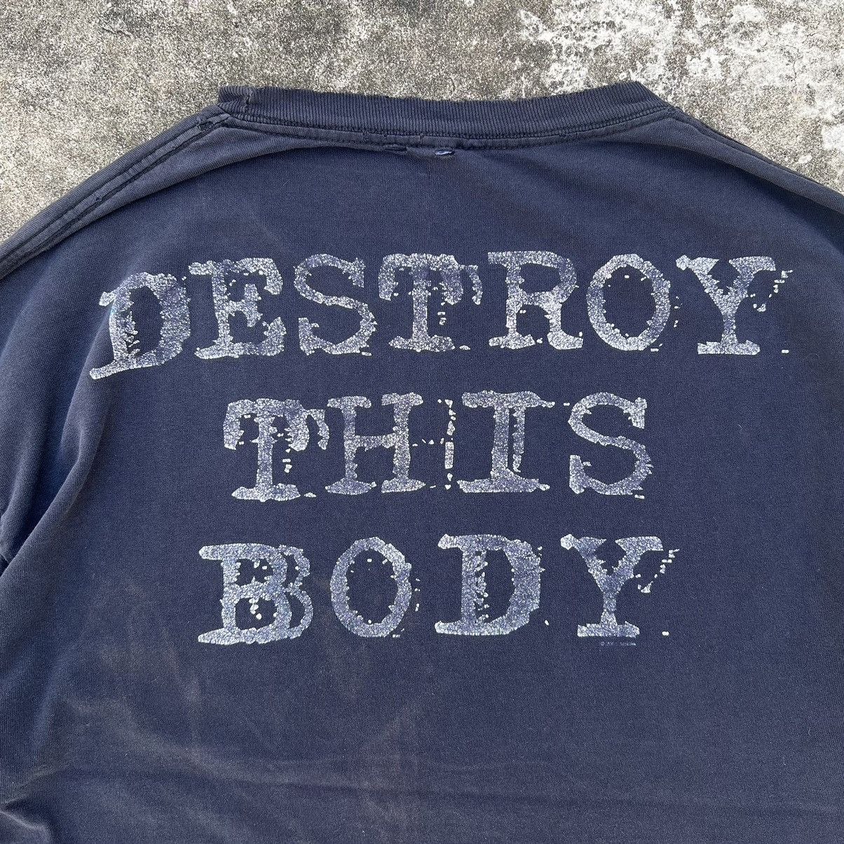 Band Tees × Vintage Vintage 00’s Moptiis “Destroy This Body” T-Shirt Size US XL / EU 56 / 4 - 5 Thumbnail