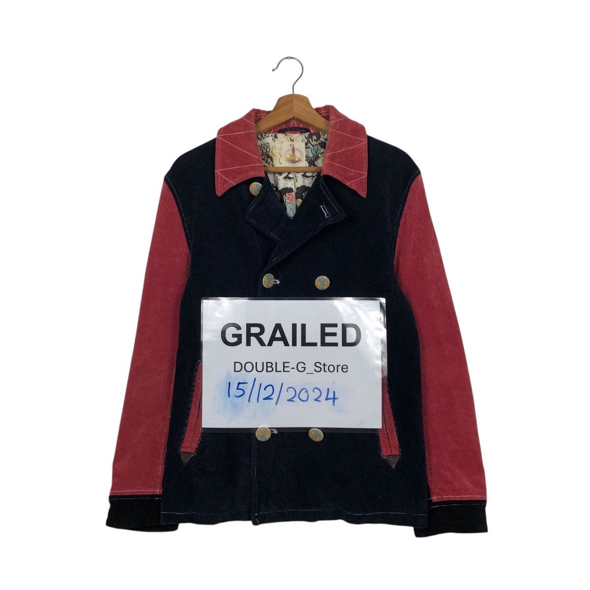 Japanese Brand 📌Vintage Biker Jacket Cricky Mountain Project Double Breast Size US M / EU 48-50 / 2 - 1 Thumbnail