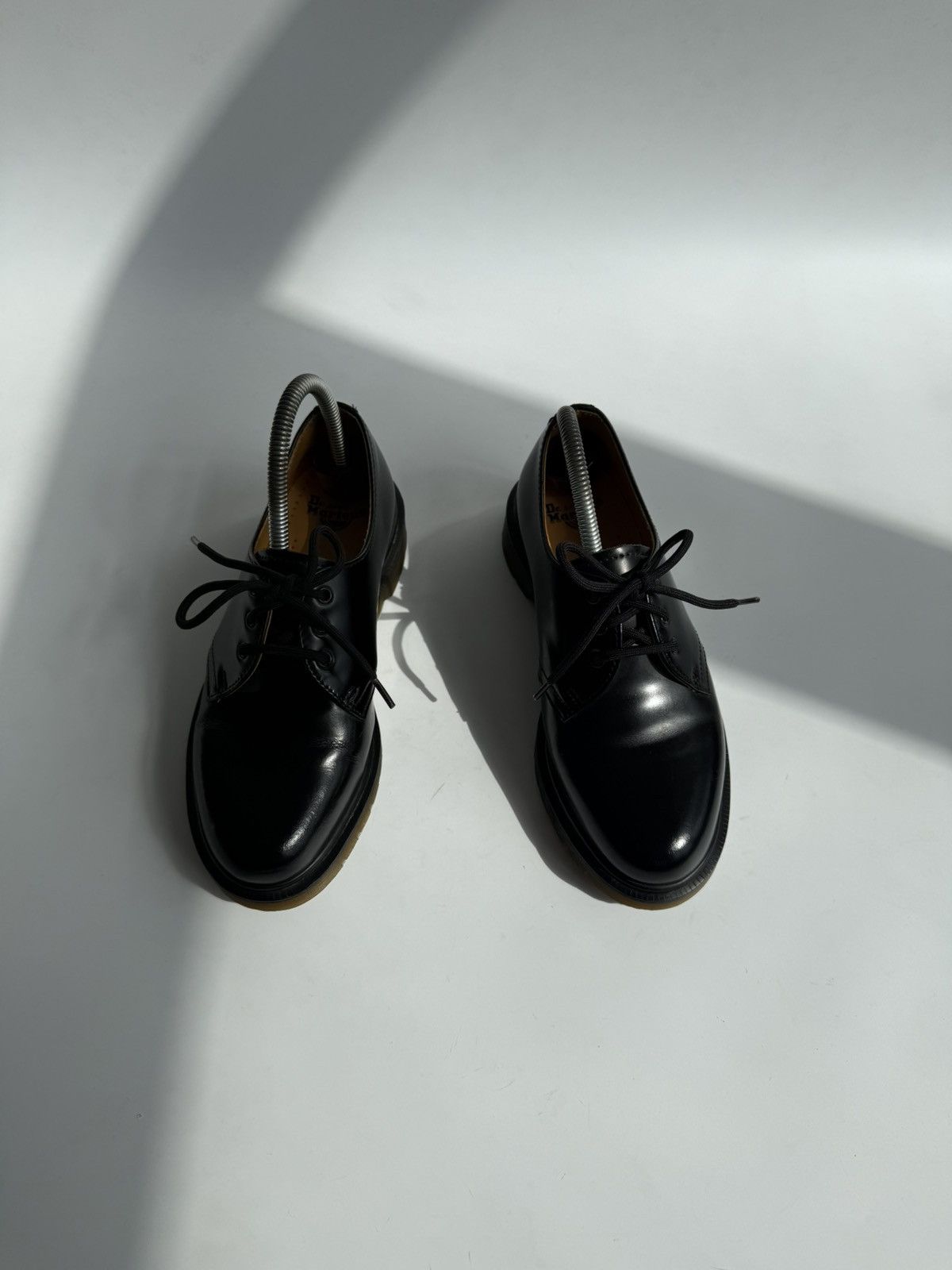 Dr. Martens Dr. Martens 1461 PW Black Smooth Leather 3-Eye Shoes Size US 6 / IT 36 - 7 Thumbnail