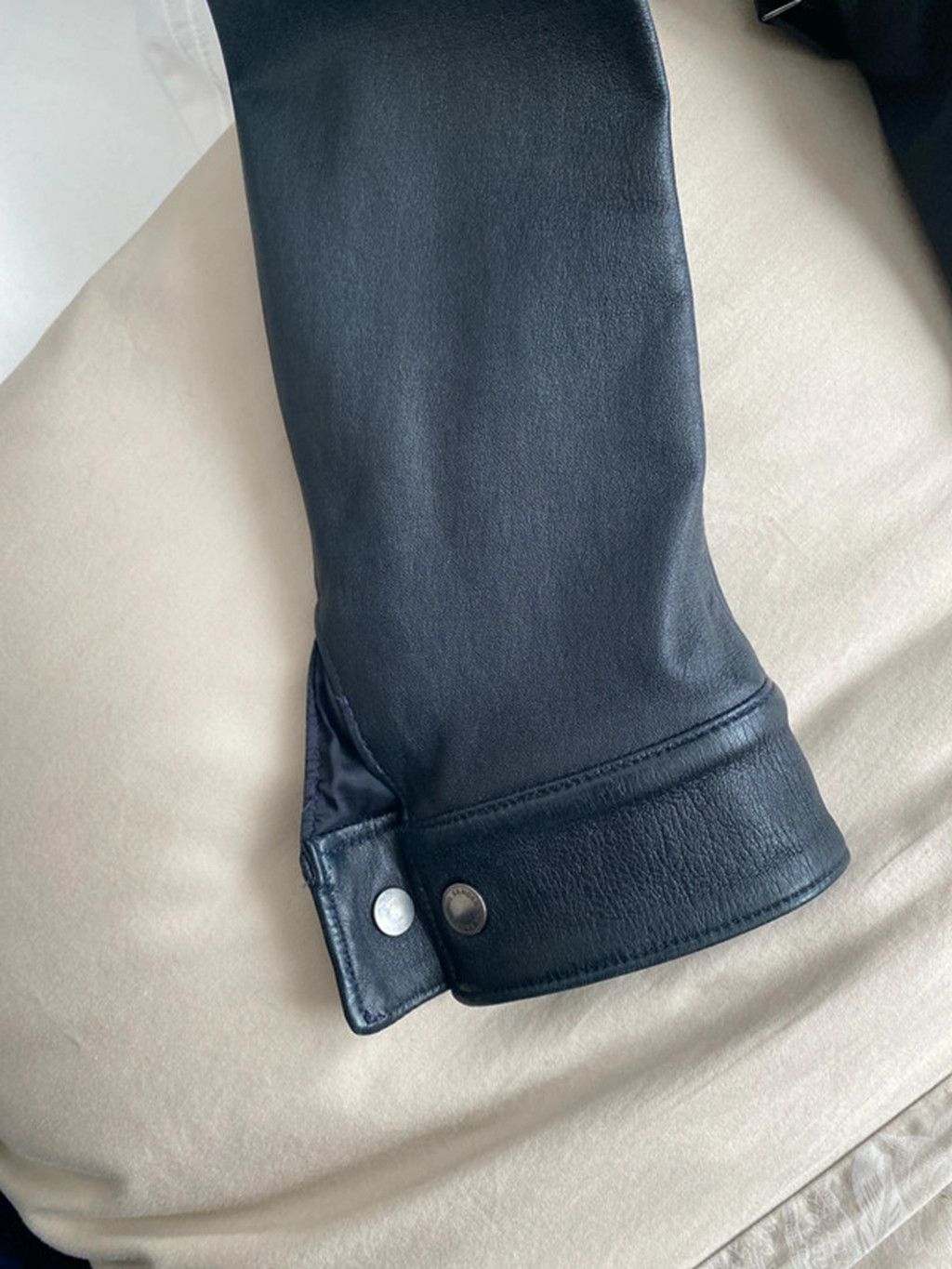 Jil Sander Jil Sander black leather jacket Size US S / EU 44-46 / 1 - 3 Thumbnail