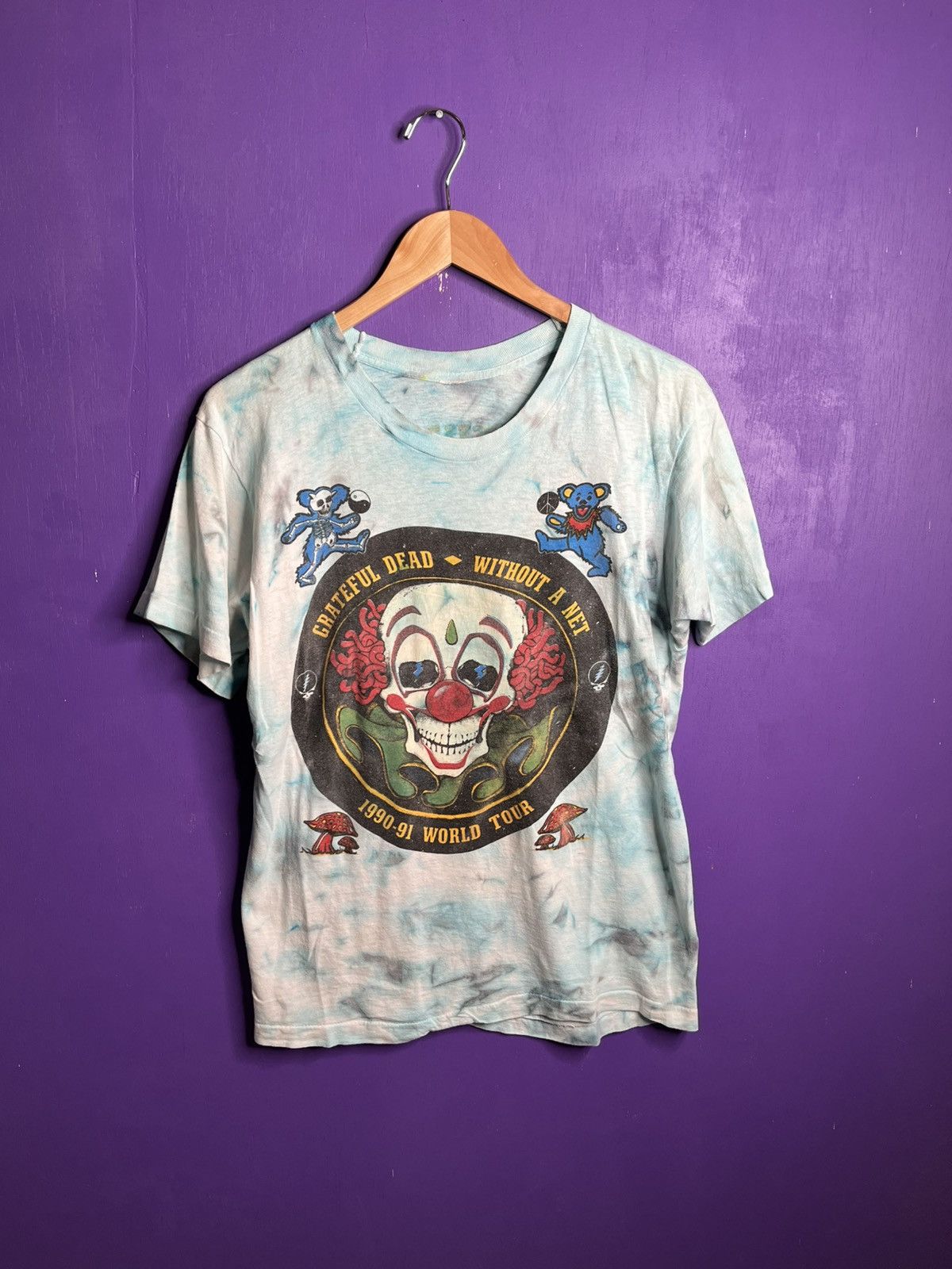 Band Tees × Grateful Dead × Vintage Vintage 90/91 Grateful Dead without a net tour t-shirt Size US M / EU 48-50 / 2 - 1 Thumbnail