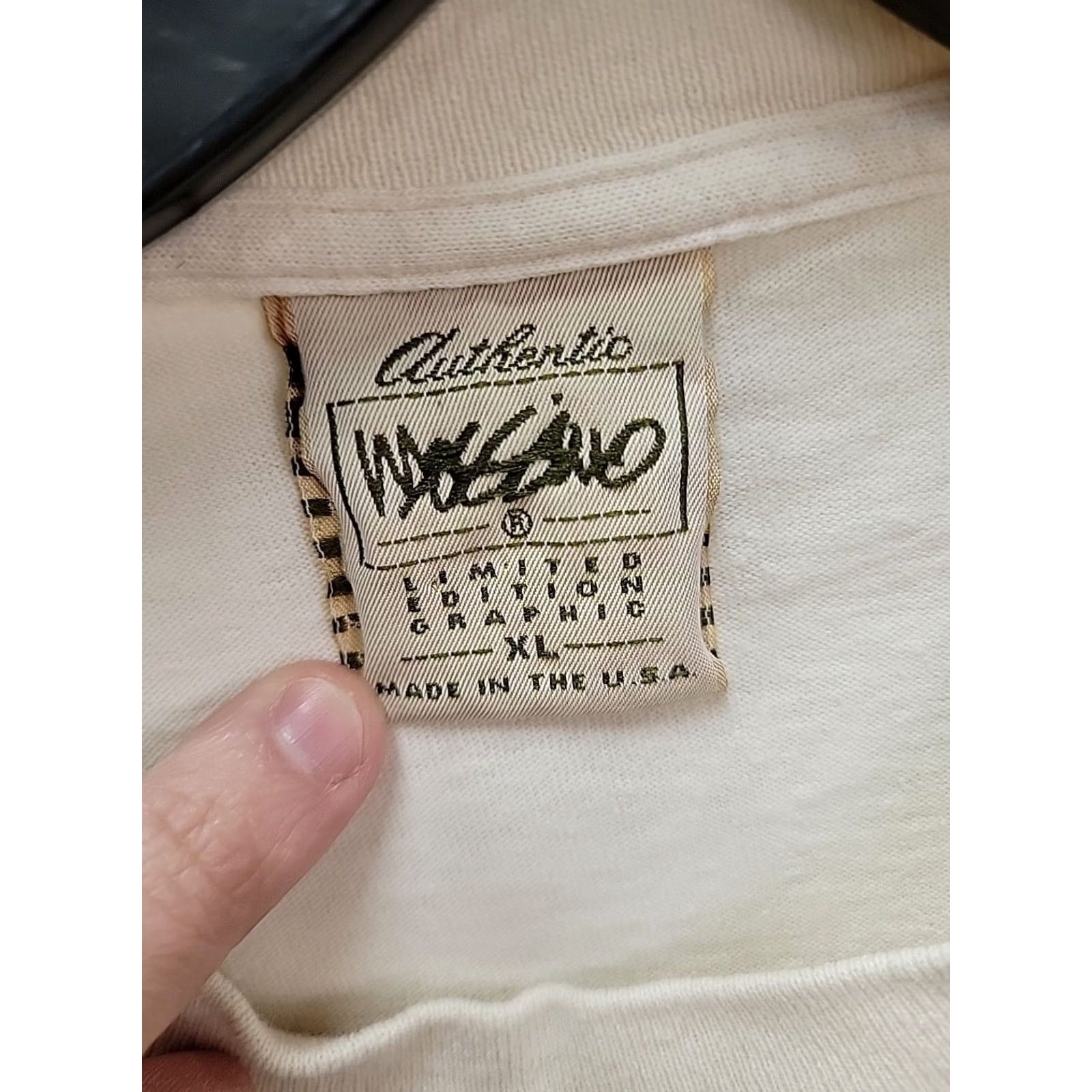 Mossimo VINTAGE Mossimo Logo Tee Limited Edition Graphic Shirt Mens XL Ivory 90s Grunge Logo T-Shirt XS? Size US XL / EU 56 / 4 - 3 Thumbnail