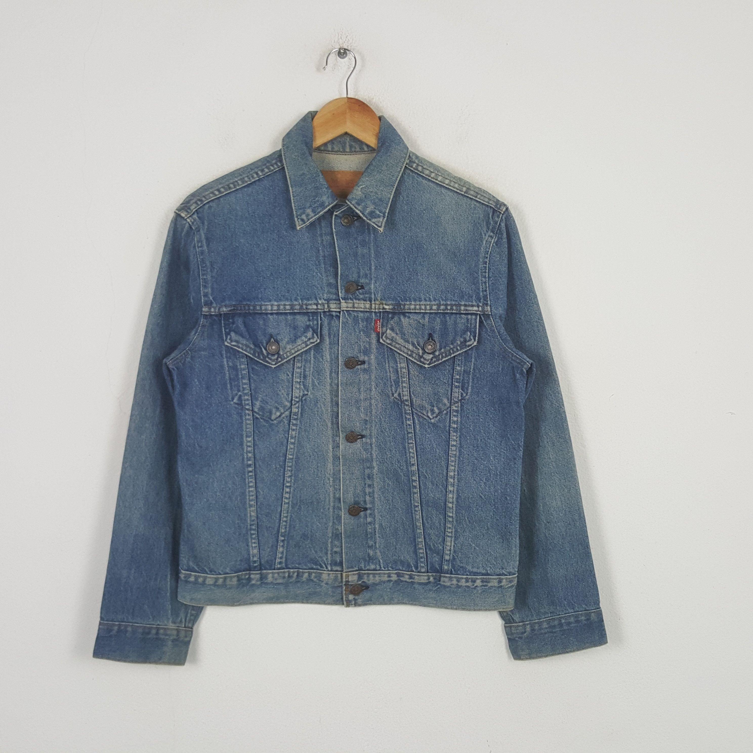 Levi's Vintage Levi's American Bikers Denim Jacket RR25 Size US S / EU 44-46 / 1 - 1 Thumbnail