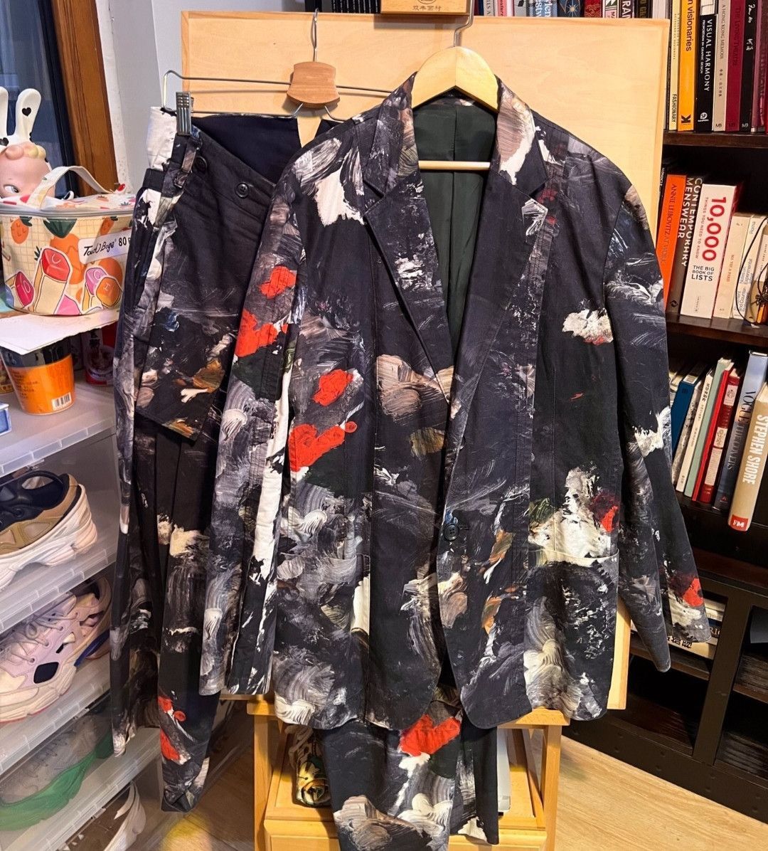 Yohji Yamamoto 16 Show Printed Suit-2505
