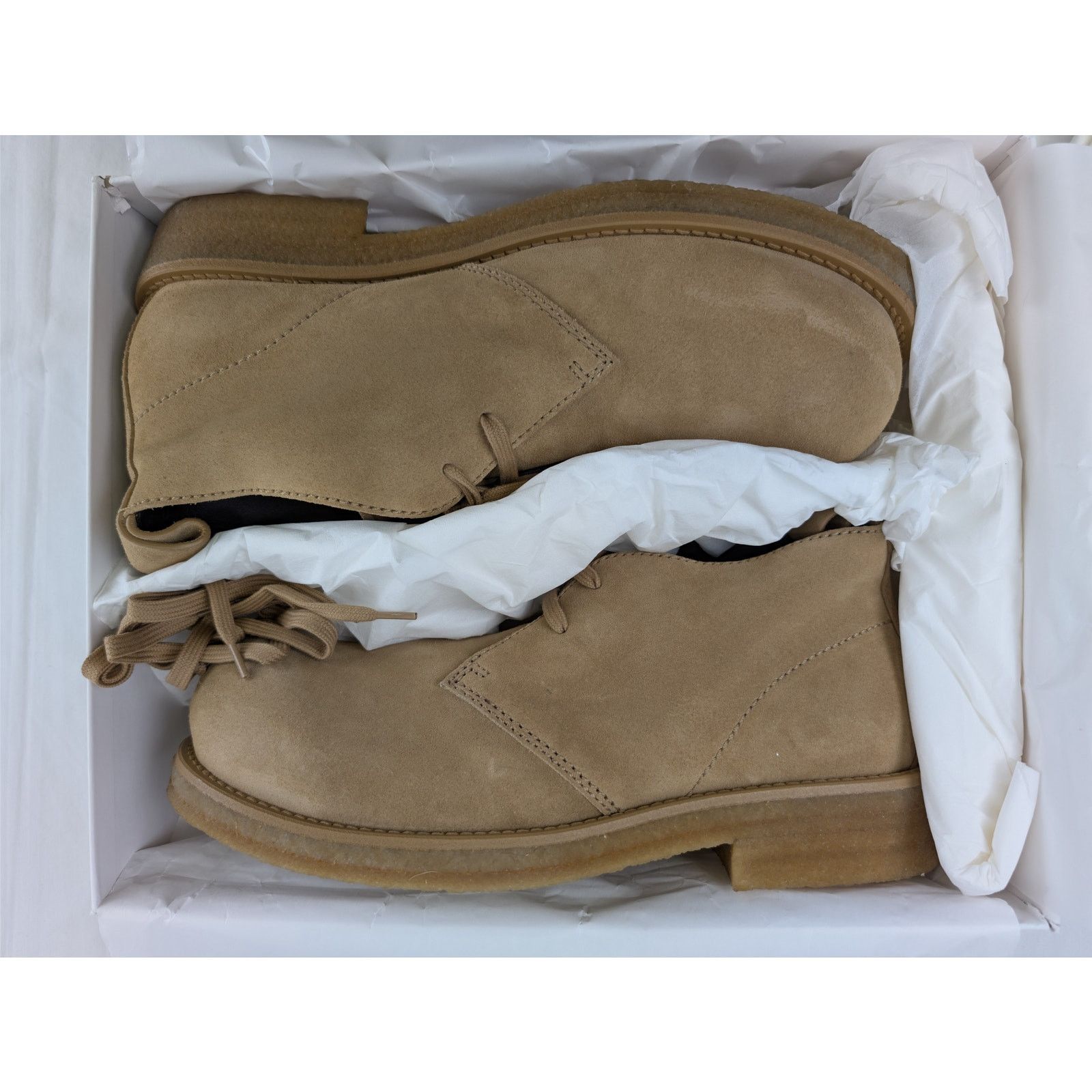 Bottega Veneta o1rshd1 Deep Nubuck Helium Ankle Boot in Camel Size US 12 / EU 45 - 14 Thumbnail