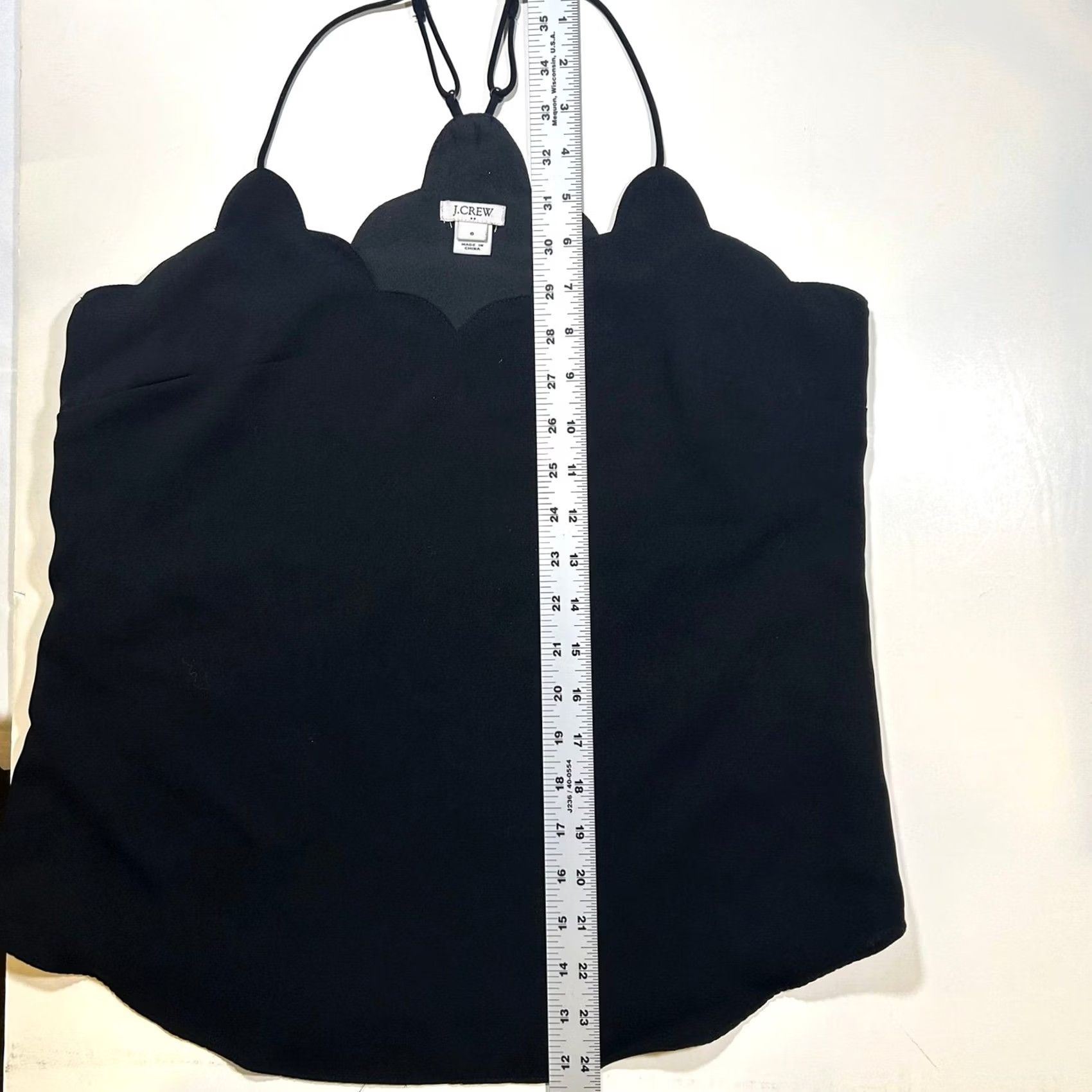 Vintage J Crew Tank Top Womens 6 Black Blouse Size M / US 6-8 / IT 42-44 - 6 Thumbnail